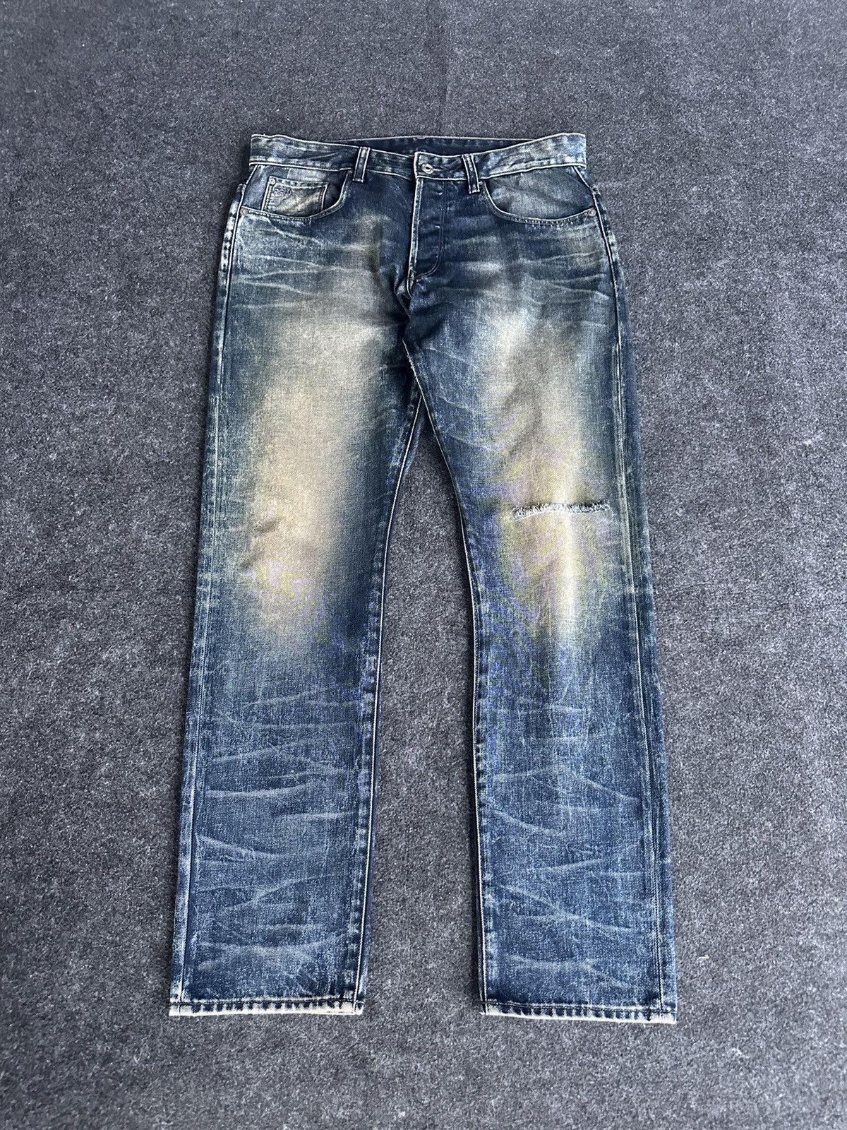 G-Star Y2k Gstar 3301 Tapered Black Wash Denim 34x32 D282 Size US 34 / EU 50 - 1 Thumbnail
