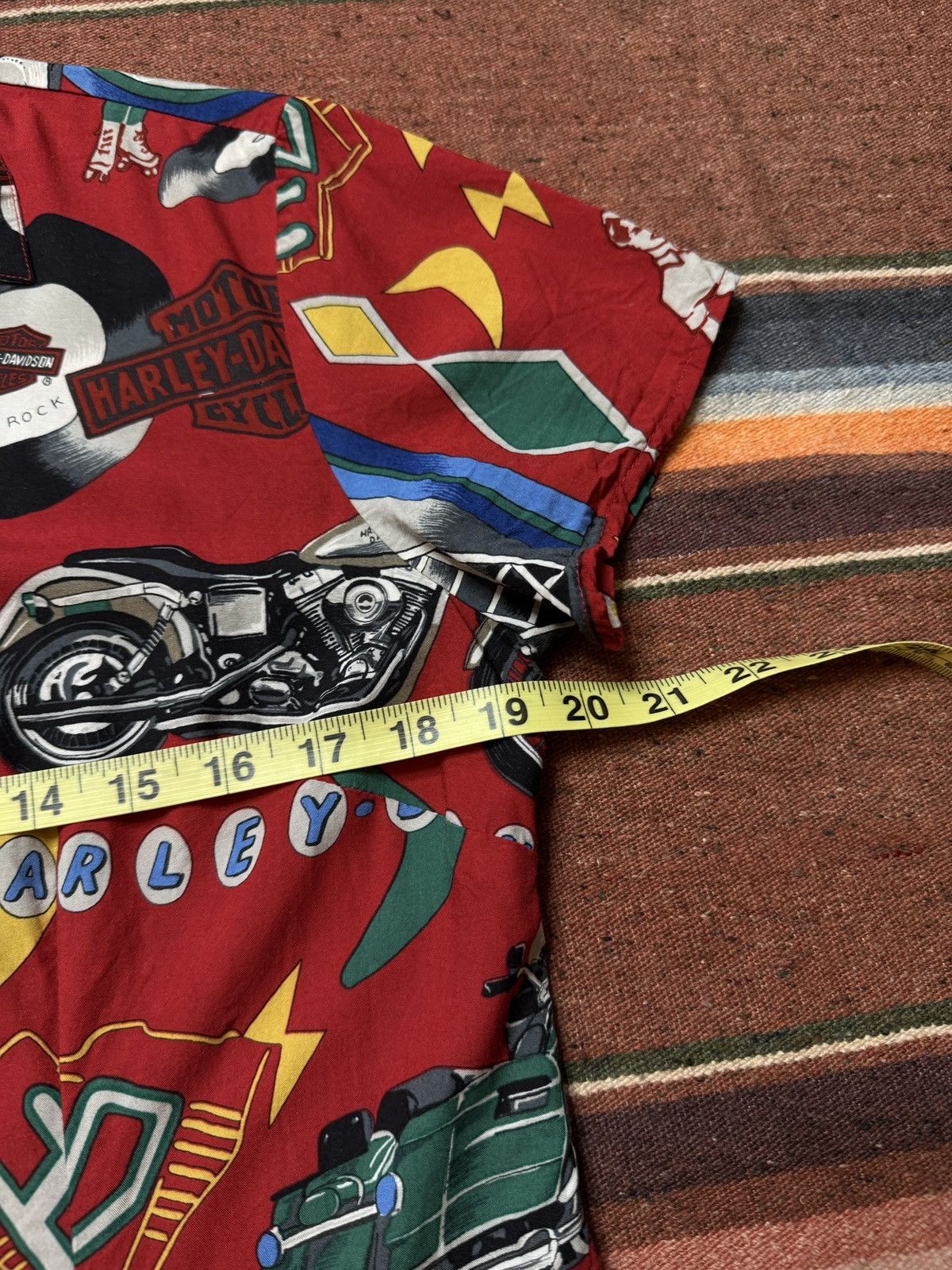 Harley Davidson × Vintage Vintage 90's Made in Hawaii Harley Davidson Button Up Shirt Size M / US 6-8 / IT 42-44 - 4 Thumbnail