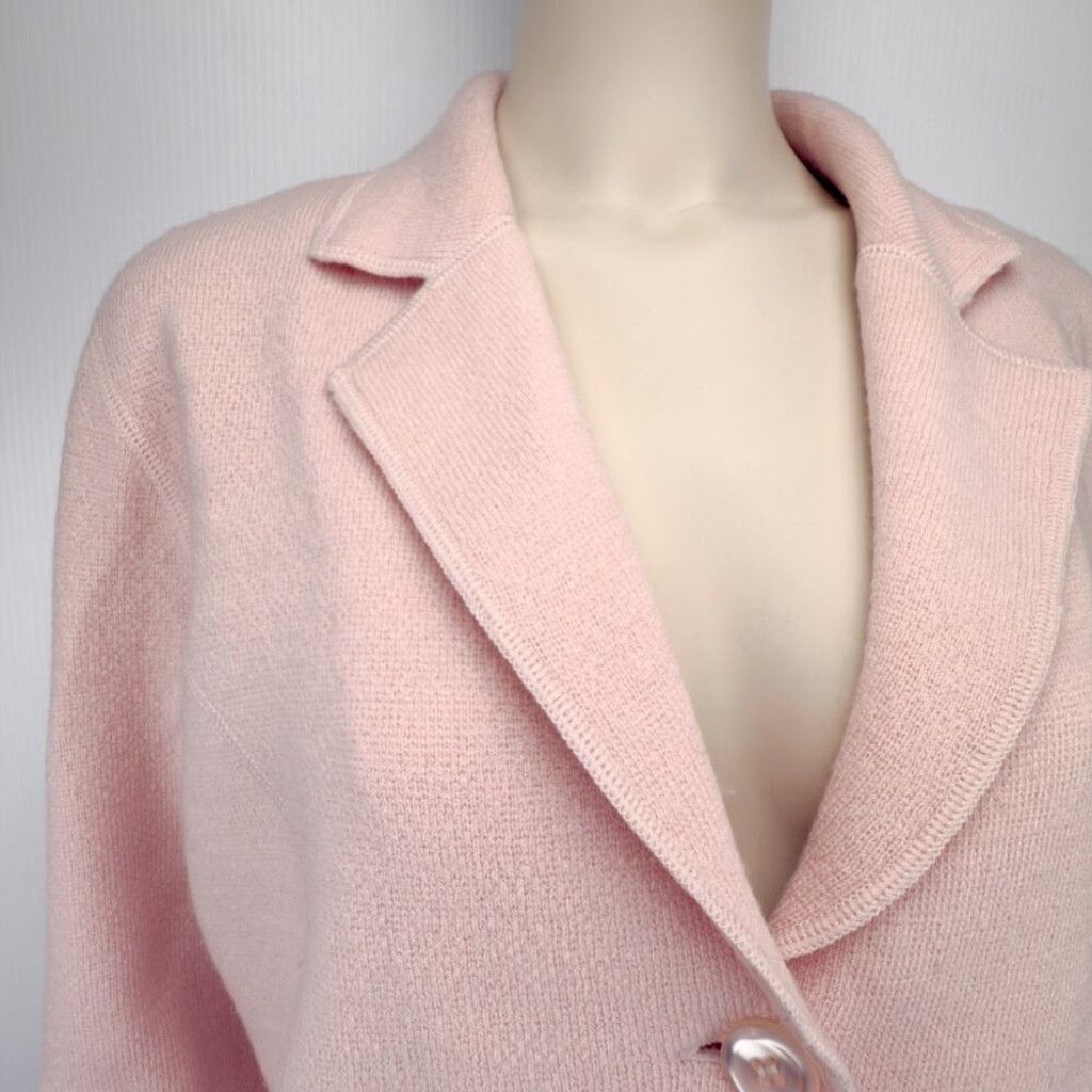 Other STEPHANIE PHILLIPS Lazy Luxury Wool Pink Boxy Cardigan sz 8 Size XL / US 12-14 / IT 48-50 - 5 Thumbnail