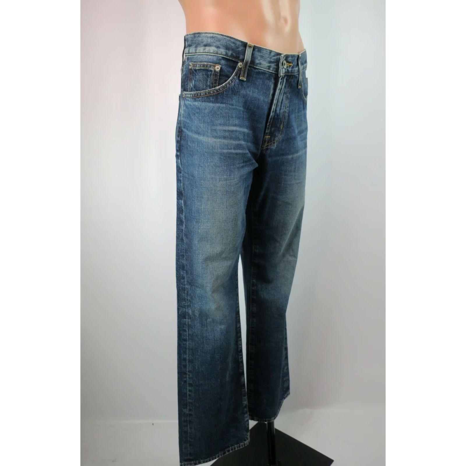 Vintage BIG STAR Jeans Union Regular Straight Medium Wash 32x32 Denim Men Distressed Stars 90s Style Vintage? No N/A Size US 32 / EU 48 - 4 Thumbnail