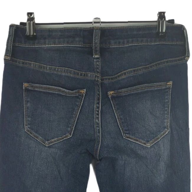 Vintage Universal Thread Women's Blue Denim Skinny Jeans 00/24S Low Rise 28" Inseam Size 24" / US 00 / IT 34 - 4 Thumbnail