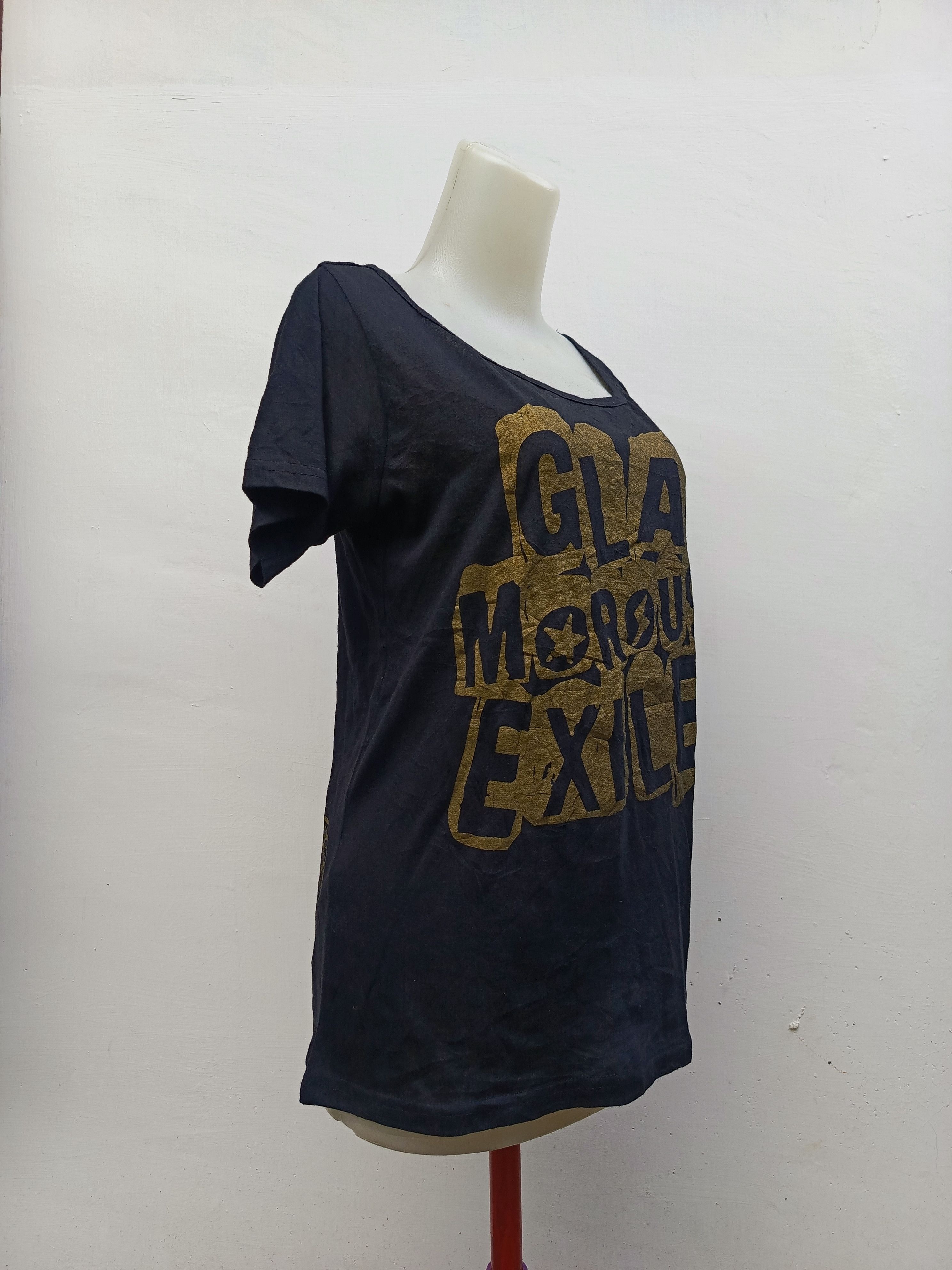 Japanese Brand Glamorous Exile Graphic Logo T-Shirt – Japan Streetwear Size M / US 6-8 / IT 42-44 - 3 Thumbnail