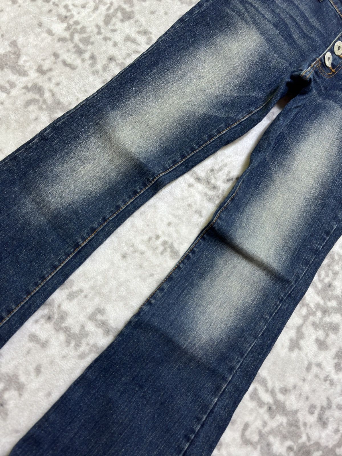 Hysteric Glamour Vintage Free’s Mart Bootcut Flare Acid Washed Jeans Size US 27 - 7 Thumbnail