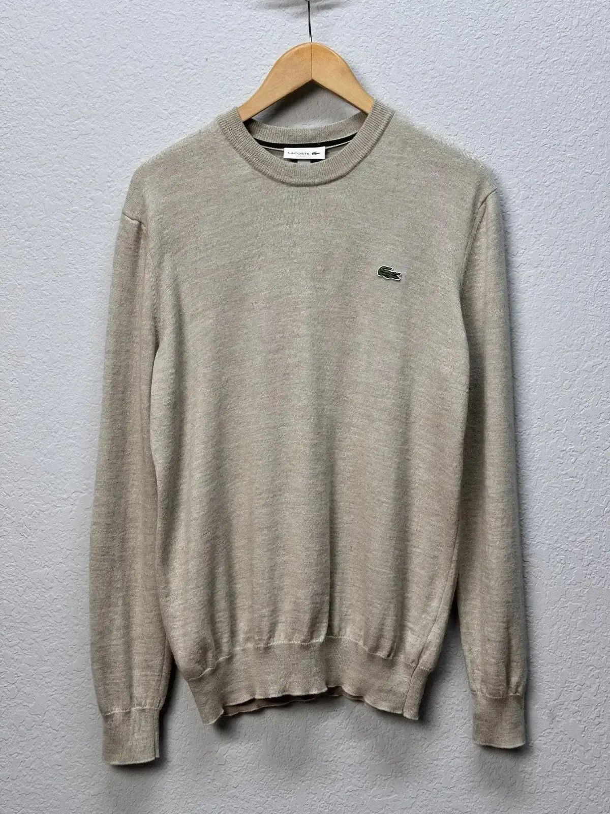 Japanese Brand × Lacoste × Vintage Vintage Y2K Lacoste Knitwear Wool Sweater Size XL streetwear Size US M / EU 48-50 / 2 - 2 Thumbnail