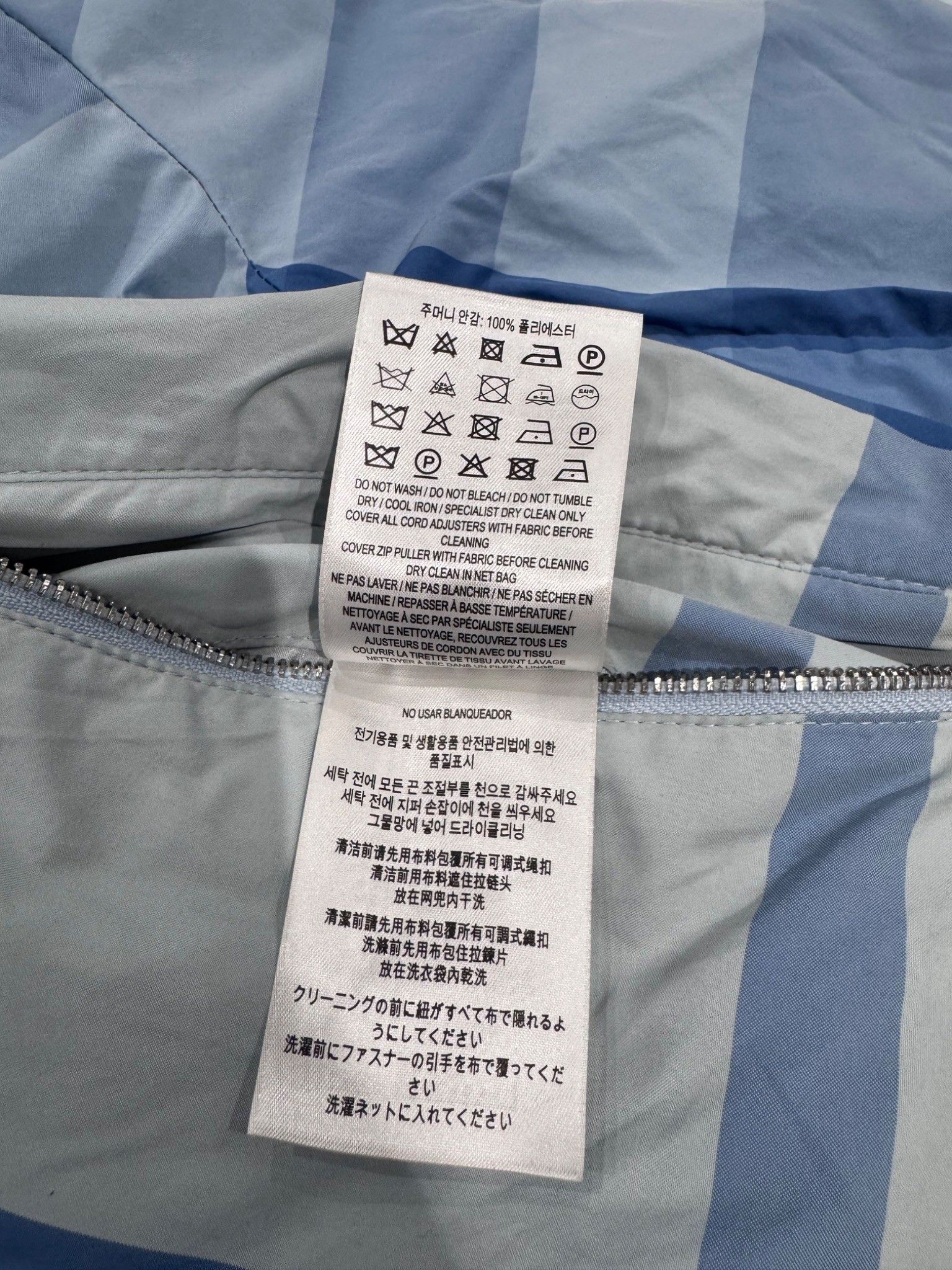Burberry Burberry Check Packaway Half-Zip Hooded Jacket Blue Size US S / EU 44-46 / 1 - 14 Thumbnail