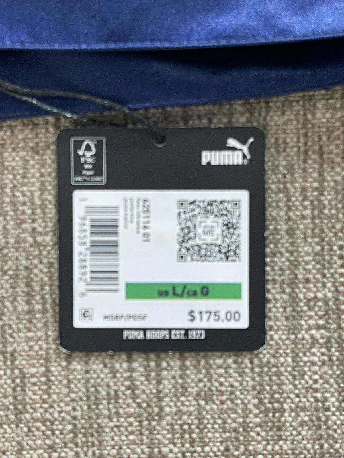 Puma Black Fives x Puma Rens100 Basketball Jacket Size US L / EU 52-54 / 3 - 11 Thumbnail