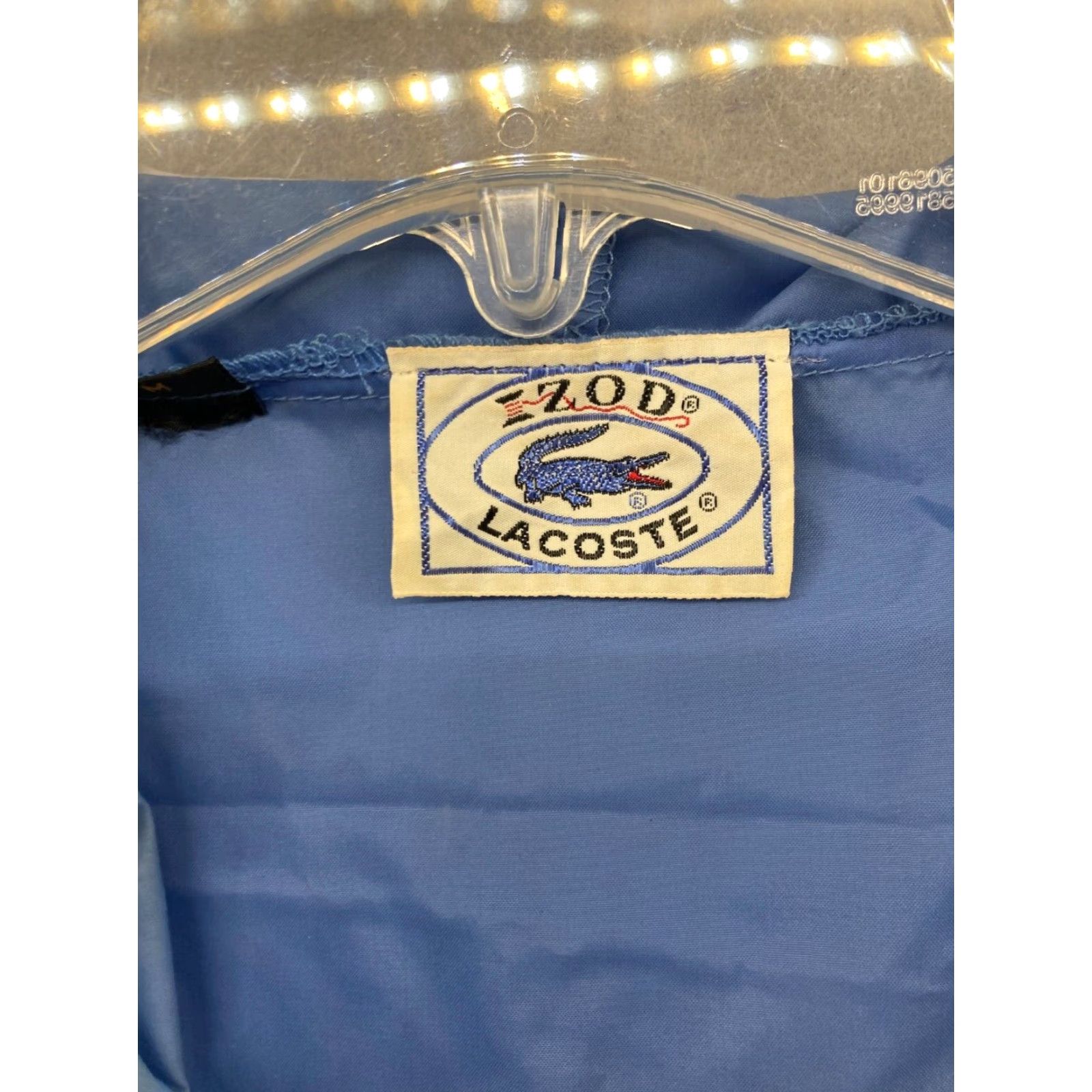 Izod VINTAGE Izod Lacoste Windbreaker Jacket Mens M Blue Striped Nylon 90s Classic Size US M / EU 48-50 / 2 - 6 Thumbnail
