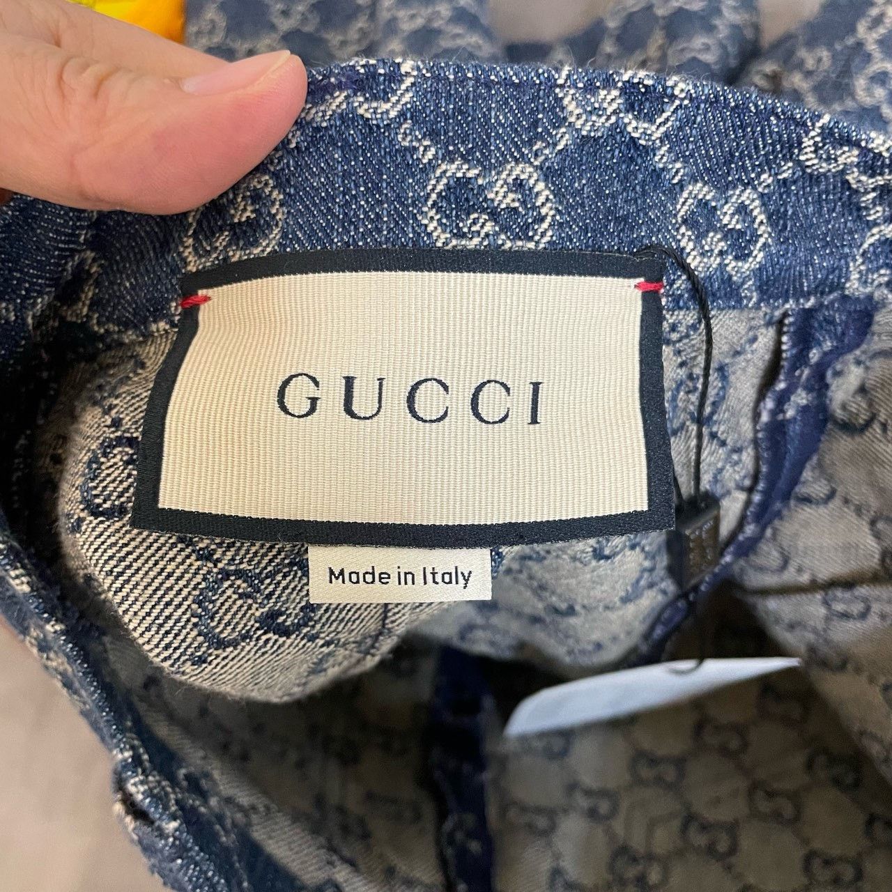 Gucci Gucci Blue full-print denim shorts 2501-Nextarrow Size 27" / US 4 / IT 40 - 5 Thumbnail