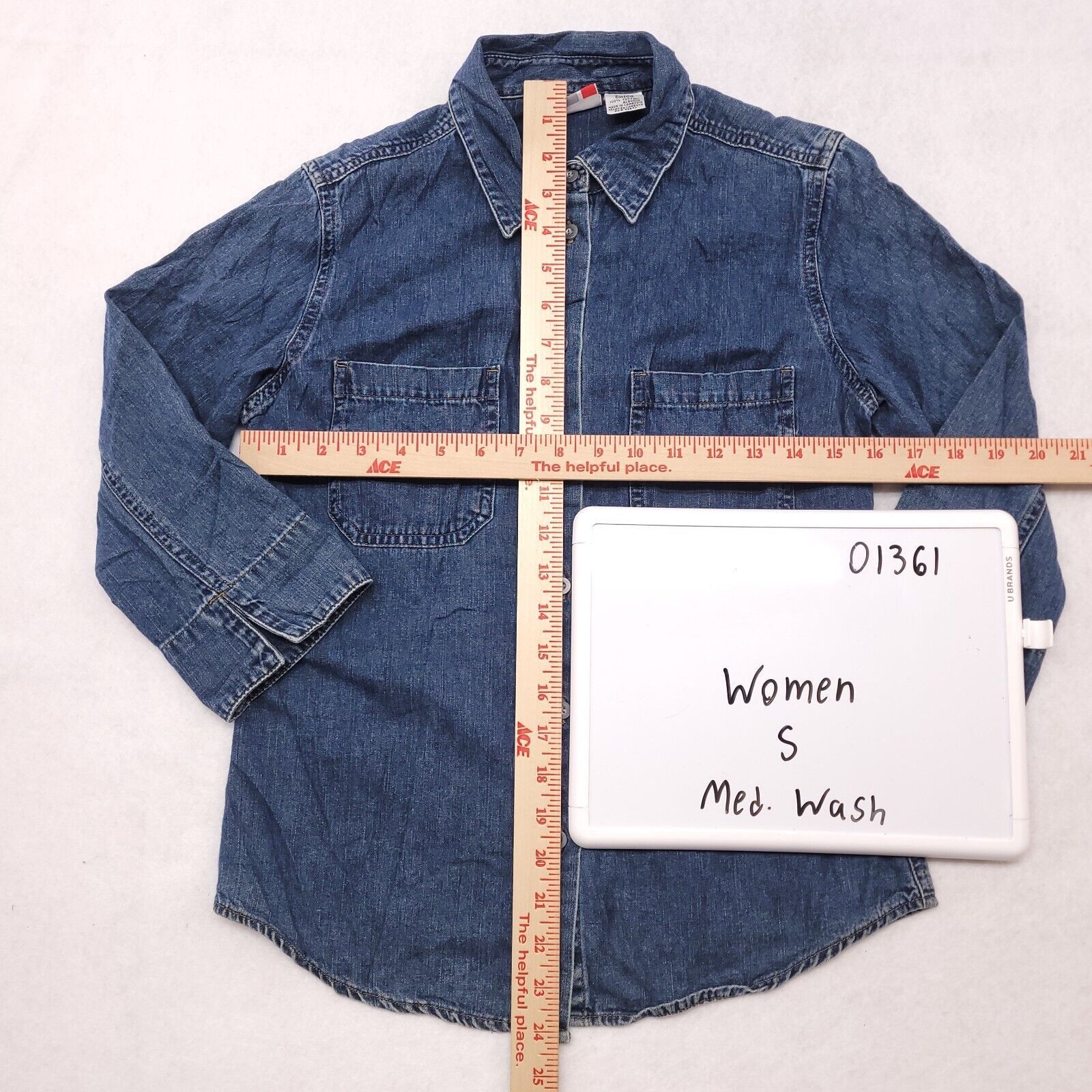 Arizona Jean Co. Arizona Jeans Co Button Up Denim Jacket Womens Size S Blue Size S / US 4 / IT 40 - 7 Thumbnail