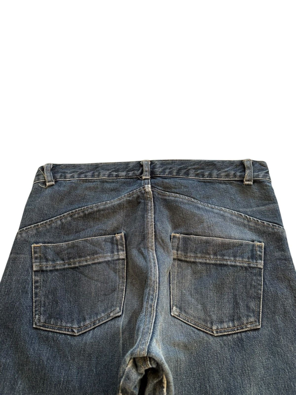 Japanese Brand × Number (N)ine Vintage Japanese Brand Mud Wash Spiral Leg Jeans Size US 32 / EU 48 - 8 Thumbnail