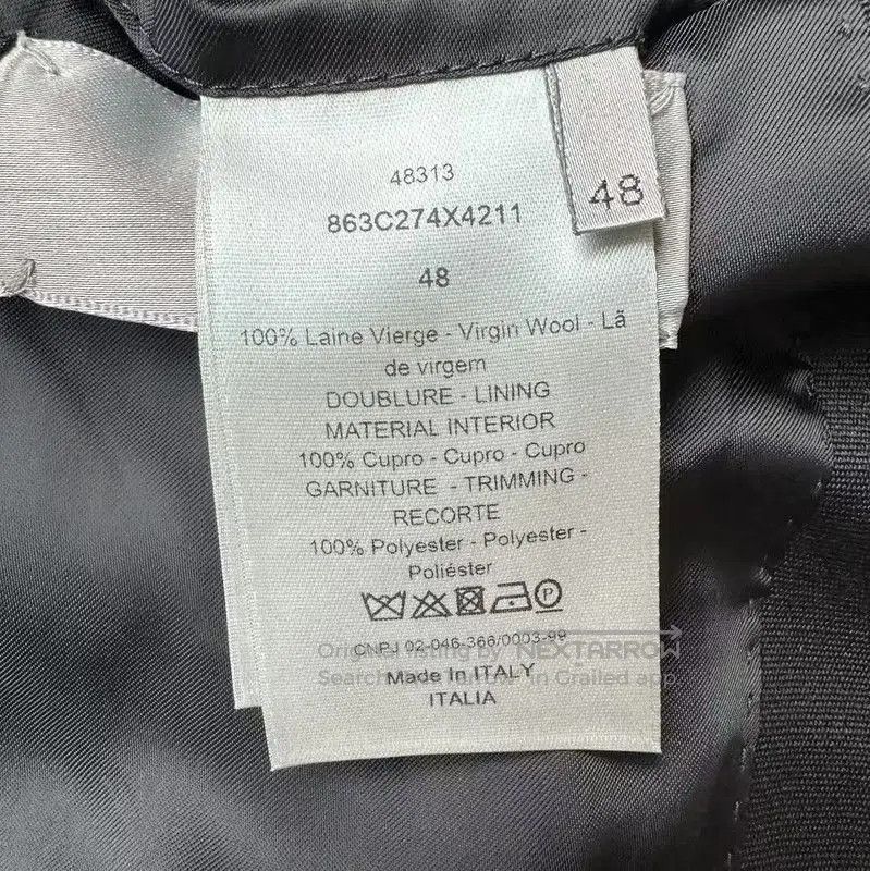 Dior Dior Black Wool Men's Jacket . Size US M / EU 48-50 / 2 - 6 Thumbnail