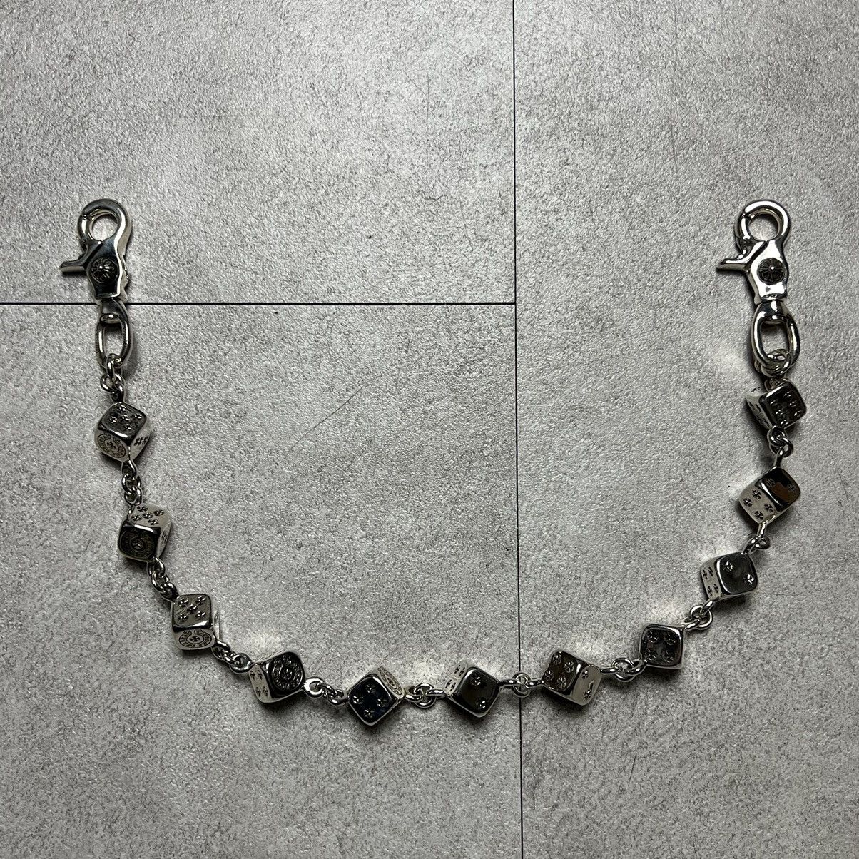 Chrome Hearts New Super Heavy Chrome hearts Silver Dice Wallet Chain Size ONE SIZE - 2 Thumbnail