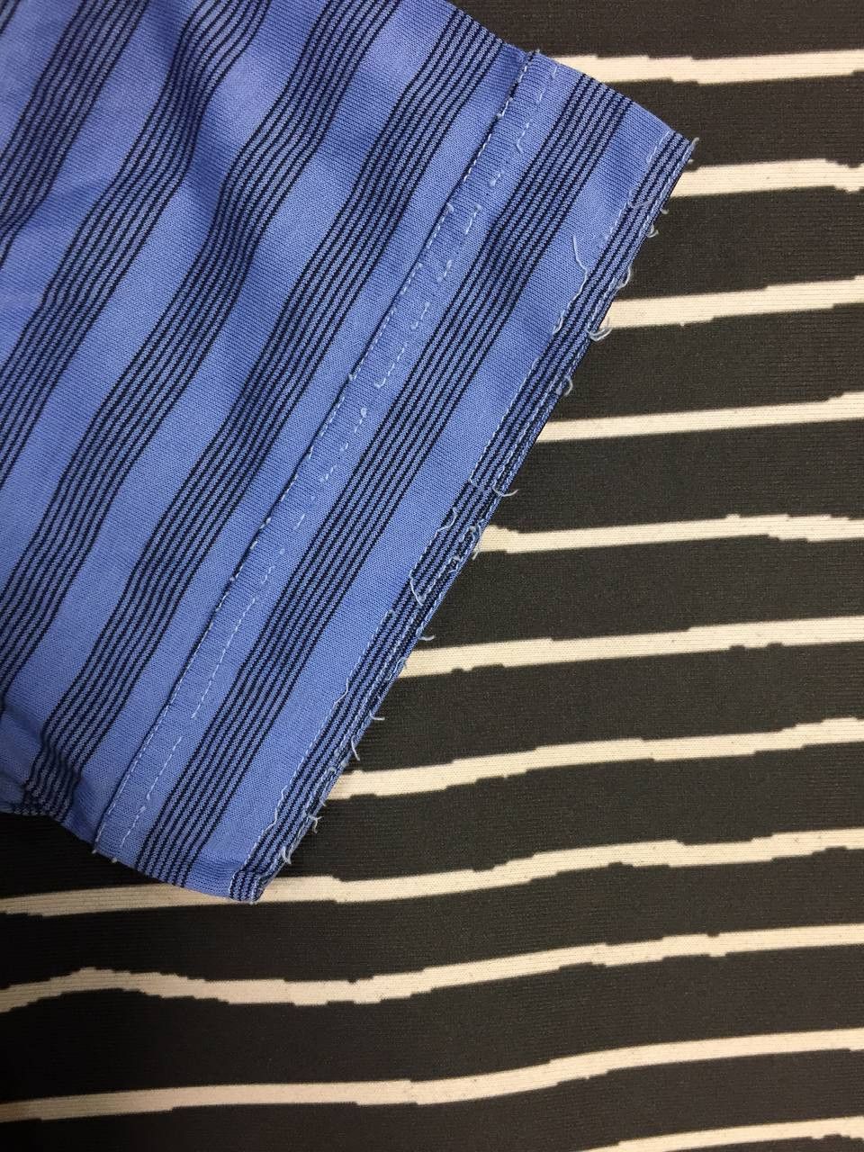 Aquascutum × Designer × Vintage Vtg 80s Aquascutum of London Striped Retro Polo Tee Size US M / EU 48-50 / 2 - 6 Thumbnail