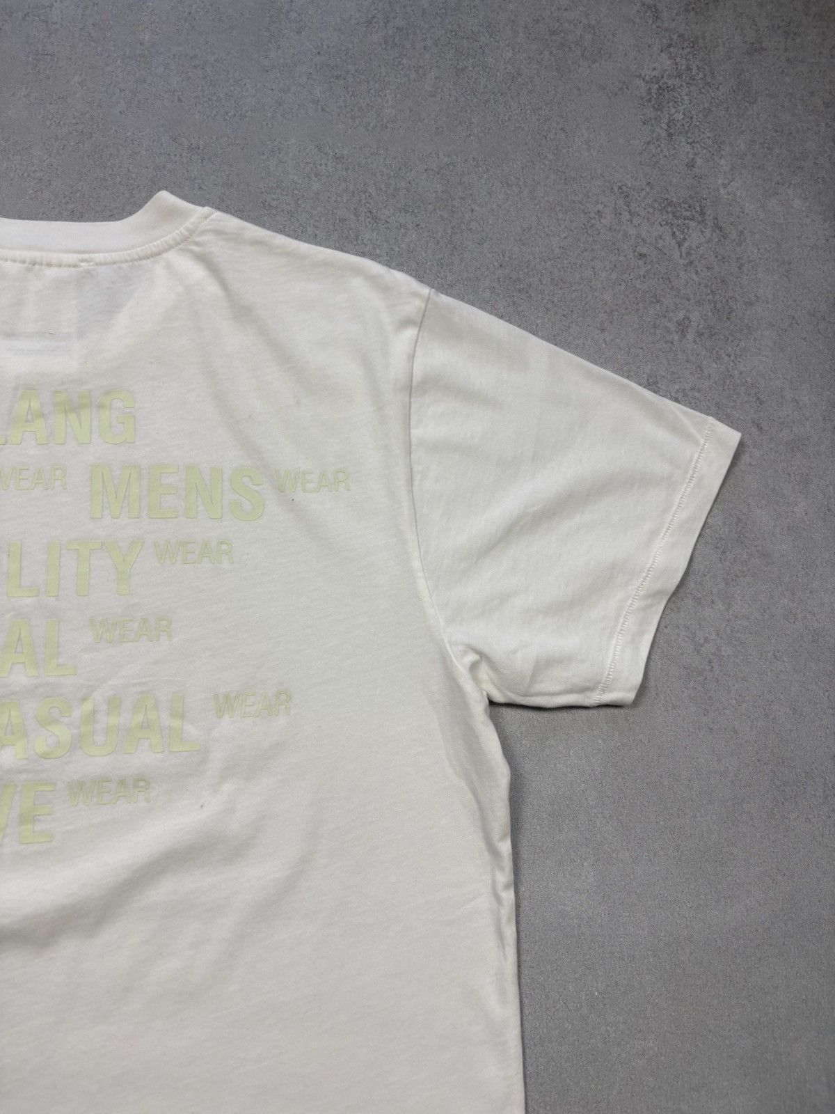 Helmut Lang Helmut Lang Archive Utility Back Logo Print T Shirt Rare Size US M / EU 48-50 / 2 - 15 Thumbnail