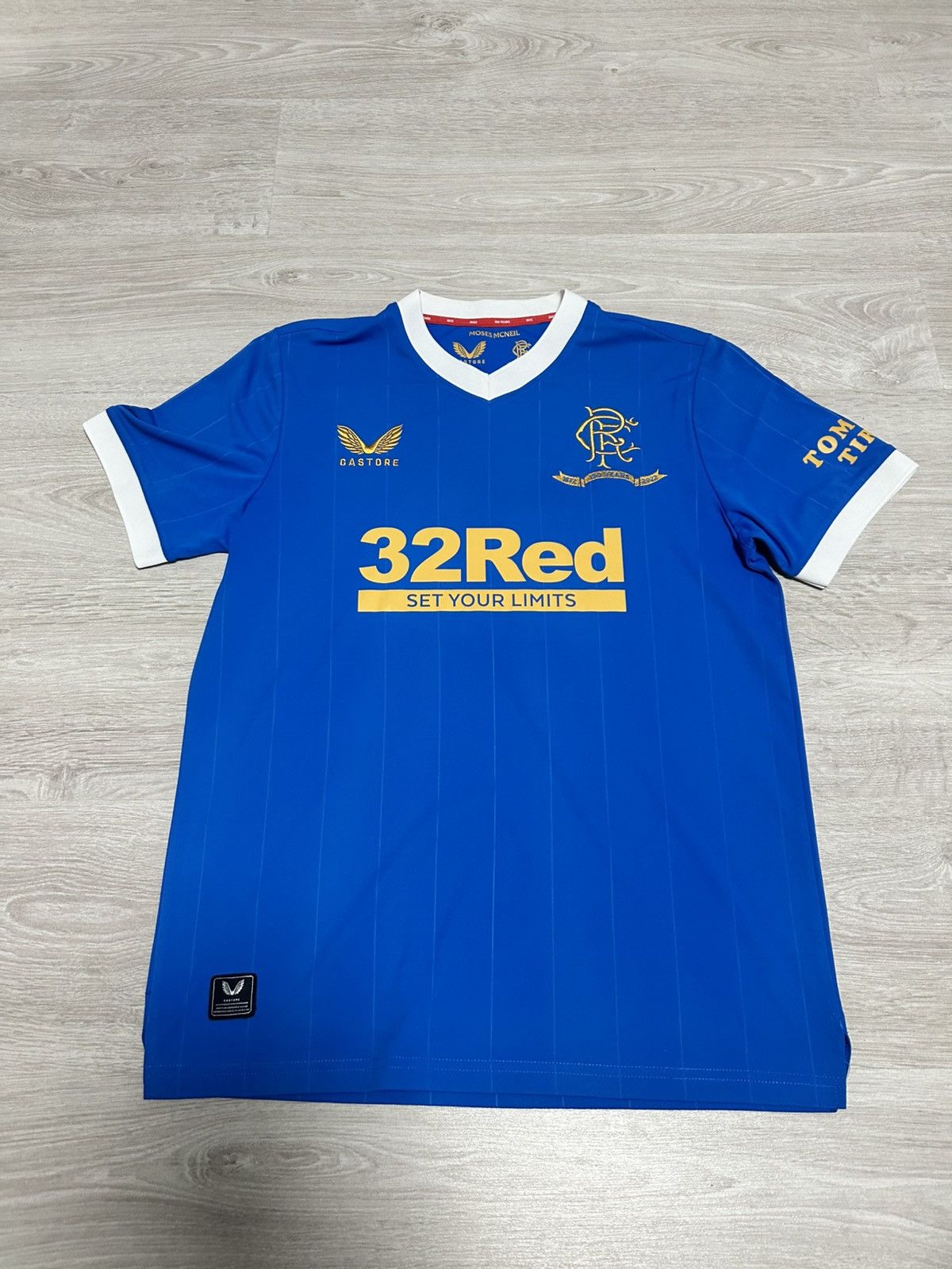 Castore GLASGOW RANGERS 2021-2022 HOME SHIRT SOCCER JERSEY CASTORE Size US M / EU 48-50 / 2 - 1 Thumbnail