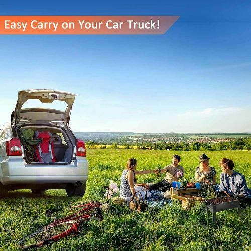 Designer × Homemade YSSOA 20'' Portable Foldable Outdoor Charcoal Barbecue Grill Size US L / EU 52-54 / 3 - 3 Thumbnail