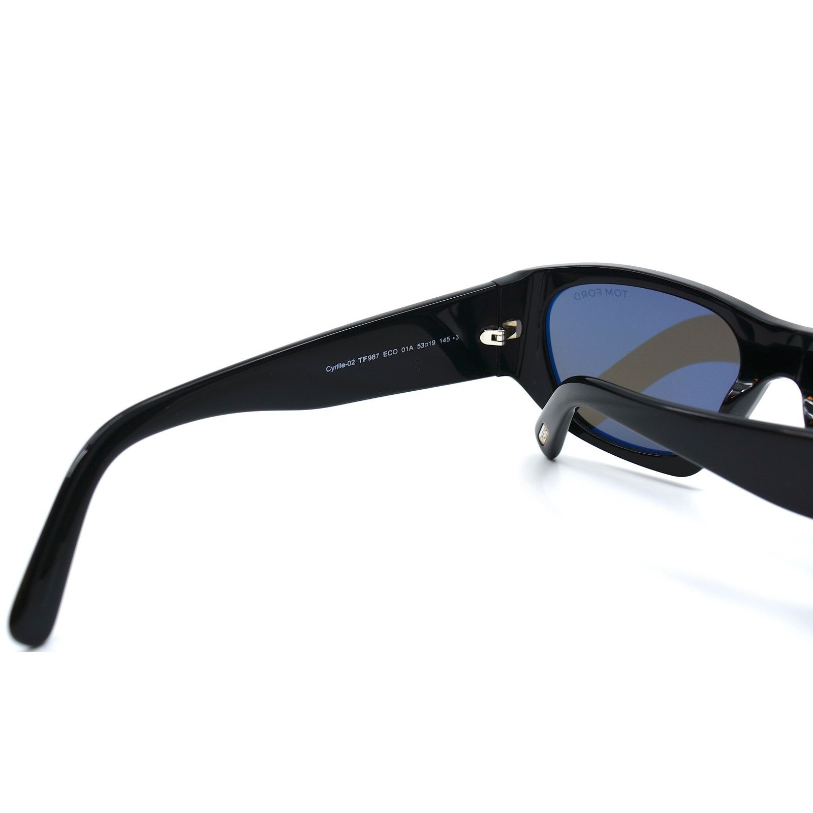 Tom Ford TOM FORD CYRILLE-02 TF987 01A BLACK GREY SUNGLASSES Size ONE SIZE - 9 Thumbnail