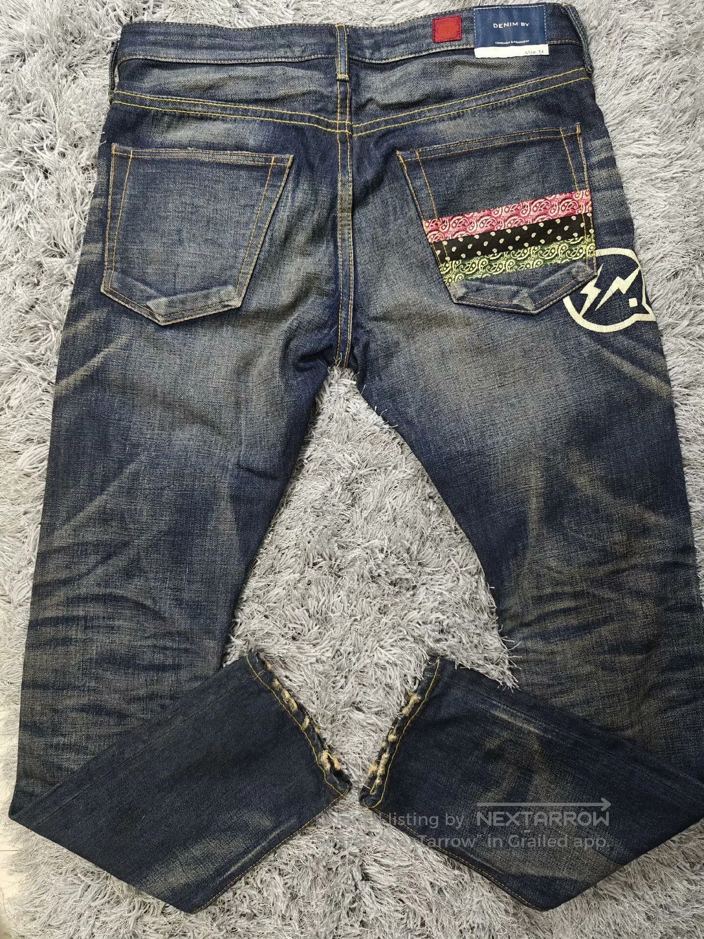 Visvim CLOT x Vanquish x Fragment RGB Denim Jeans. Size US 30 / EU 46 - 2 Thumbnail