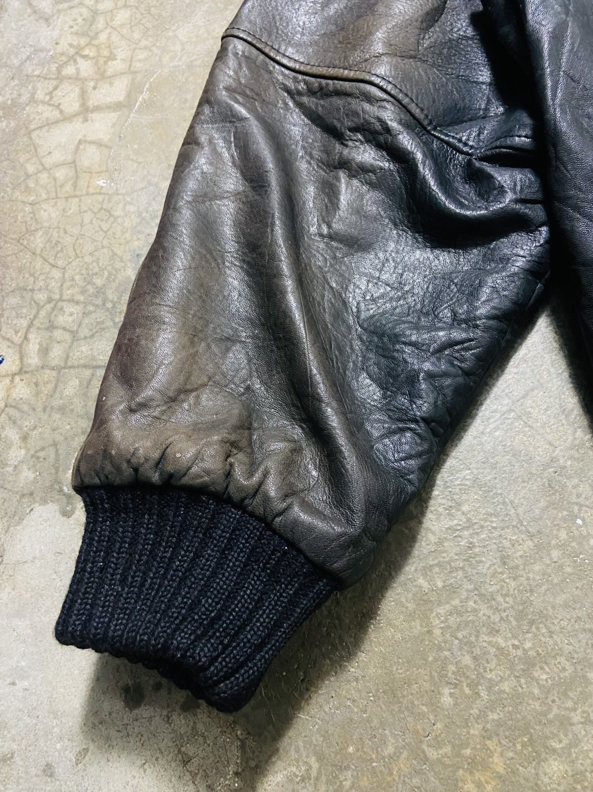 Ermenegildo Zegna Ermenegildo Zegna Leather Bomber Jacket (Made in Italy) Size US L / EU 52-54 / 3 - 5 Thumbnail