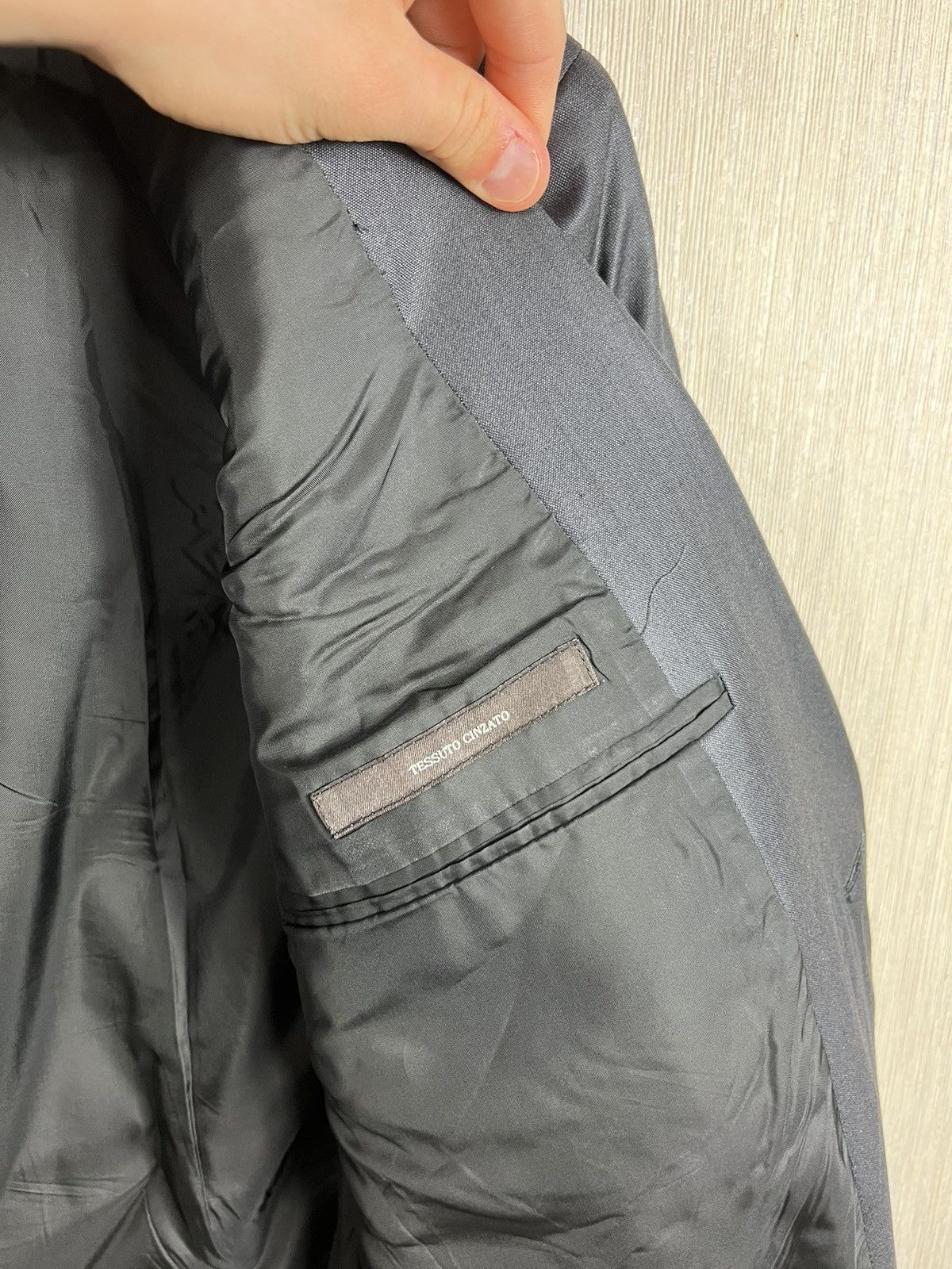 Ermenegildo Zegna × Z Zegna Ermenegildo Z Zegna wool blazer jacket shiny calico fabric Size 50R - 16 Thumbnail