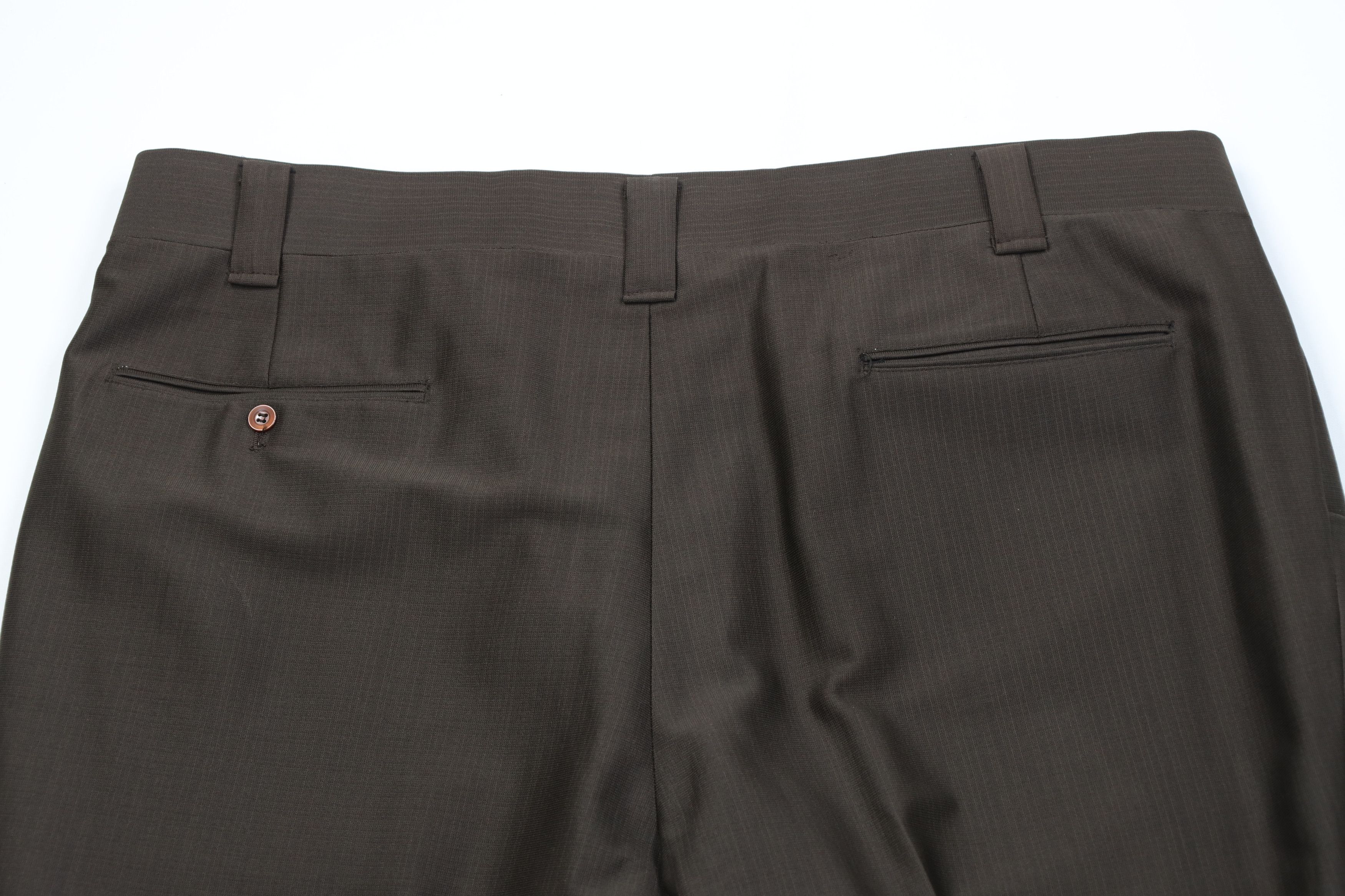 Vintage Vintage 70s Streetwear Knit Wide Leg Chino Pants Brown Size US 44 / EU 60 - 10 Thumbnail