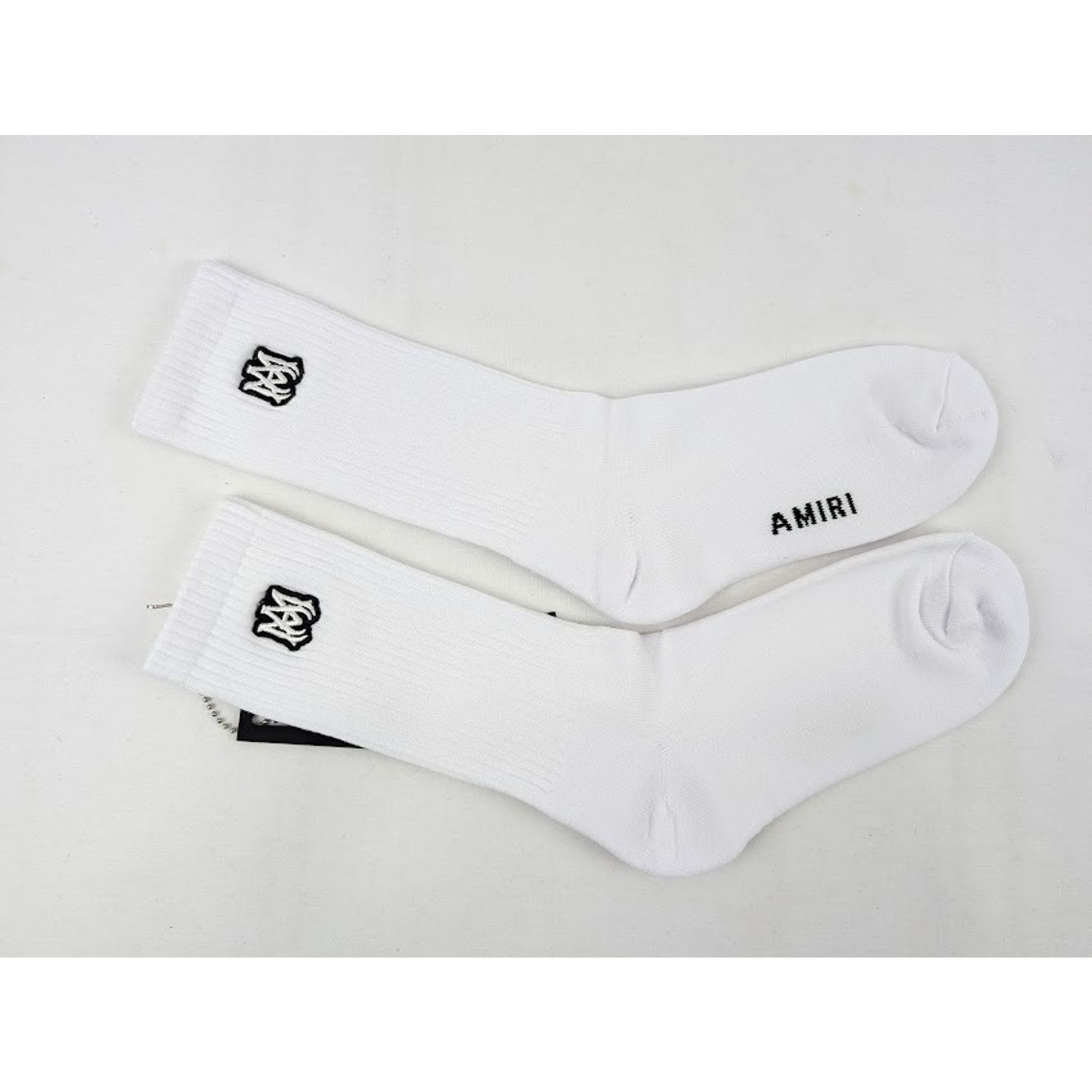 Amiri o1rshd1 Q:3 / Size: 45/46 / MA Embroidery Socks White/Black Size ONE SIZE - 5 Thumbnail