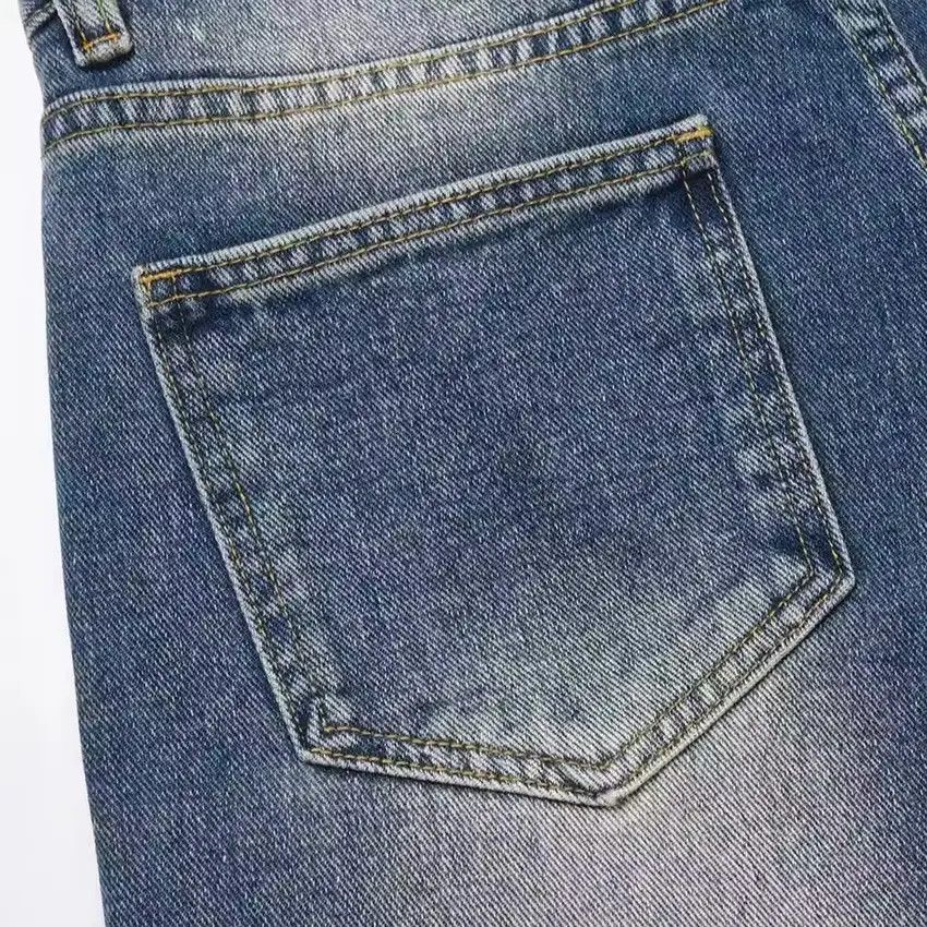 Designer × Japanese Brand Bleu washed loose faded y2k baggy jeans Size US 32 / EU 48 - 4 Thumbnail
