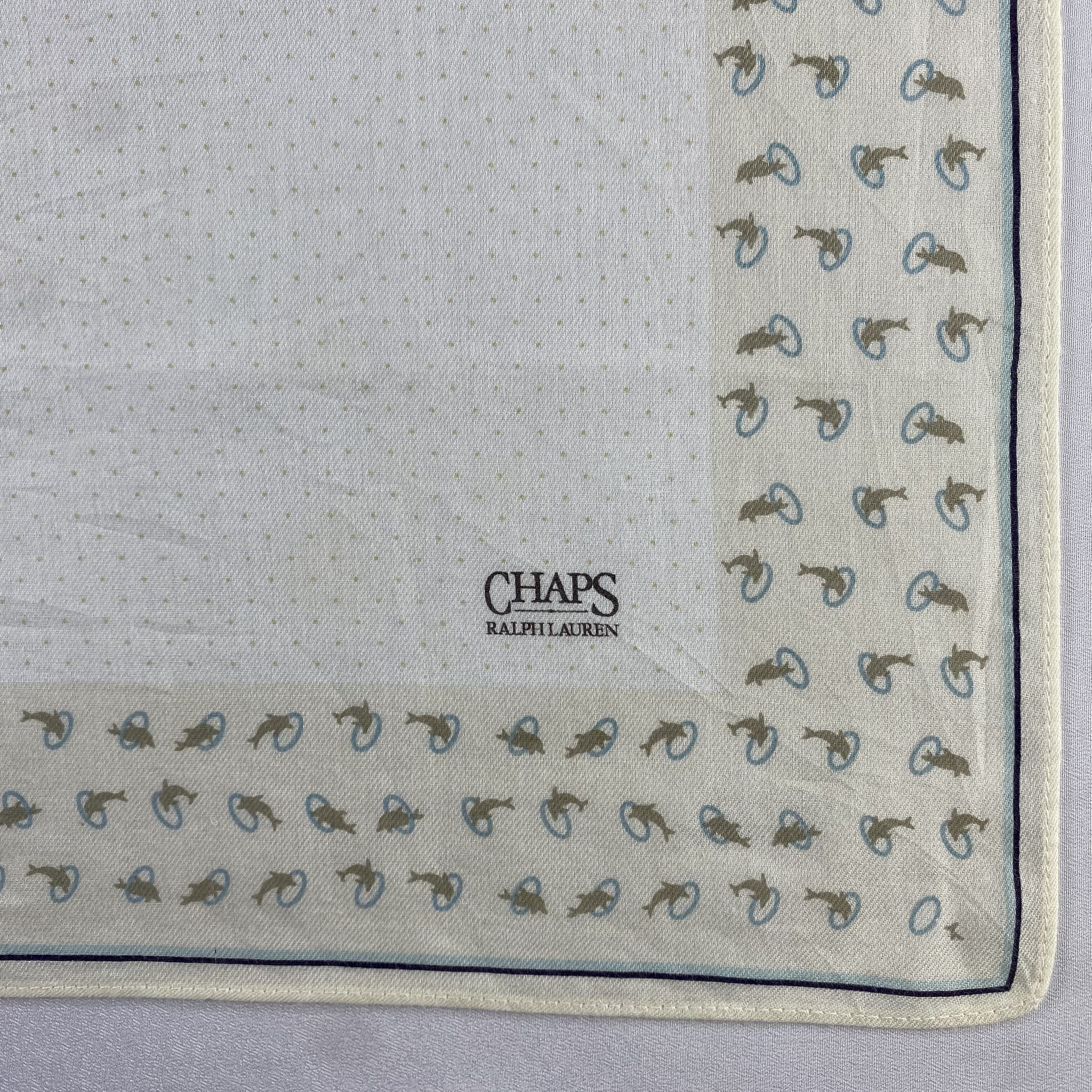 Chaps Ralph Lauren × Vintage Chaps Ralph Lauren Bandana/ Handkerchief / Neckerchief-P1168 Size ONE SIZE - 3 Thumbnail