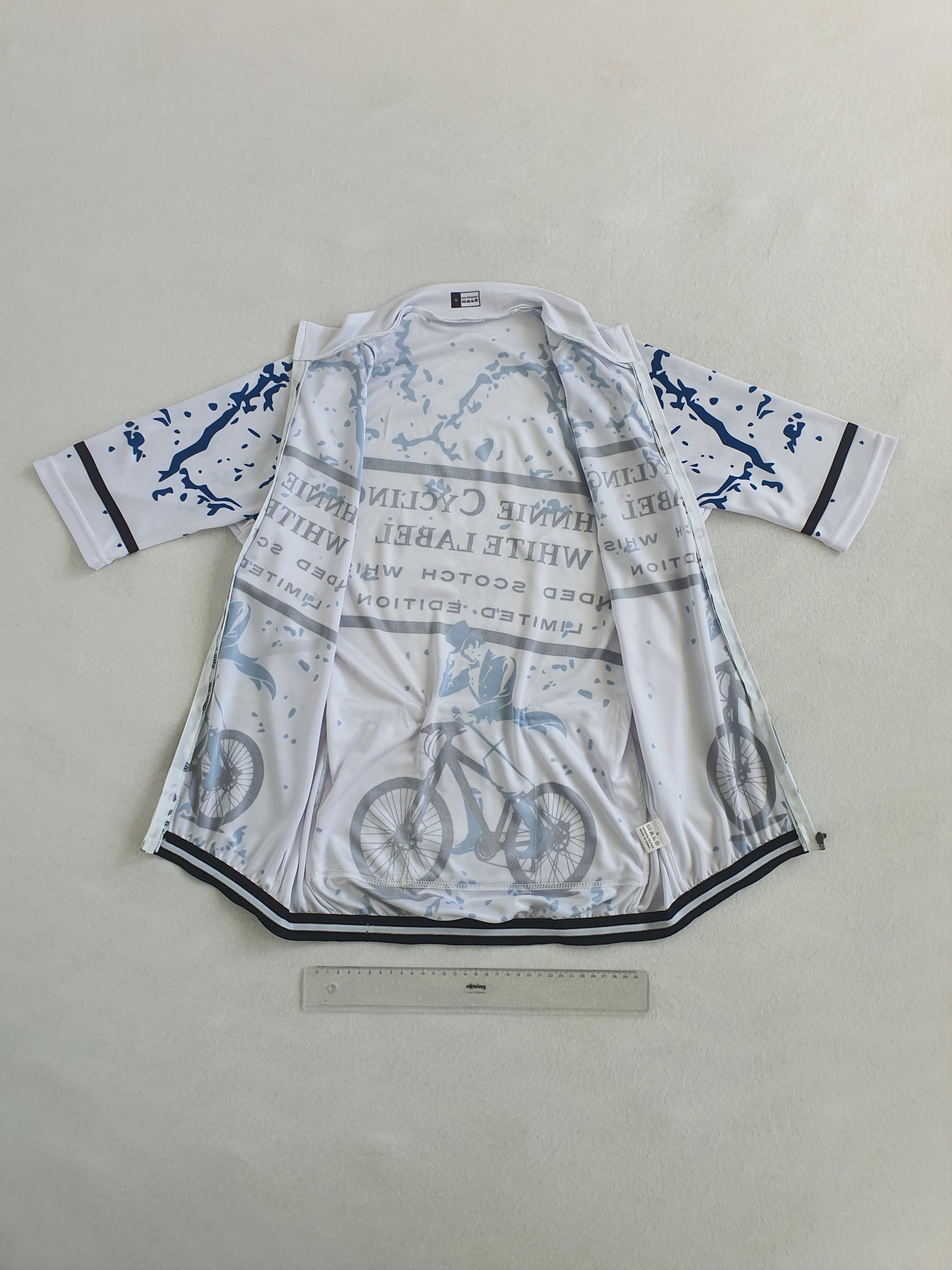 Bicycle JOHNIE WALKER WHITE - Cycling Shirt/Top - Sz S Size US S / EU 44-46 / 1 - 5 Thumbnail