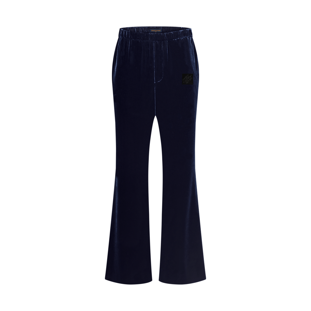 Silk Velvet Track Trousers