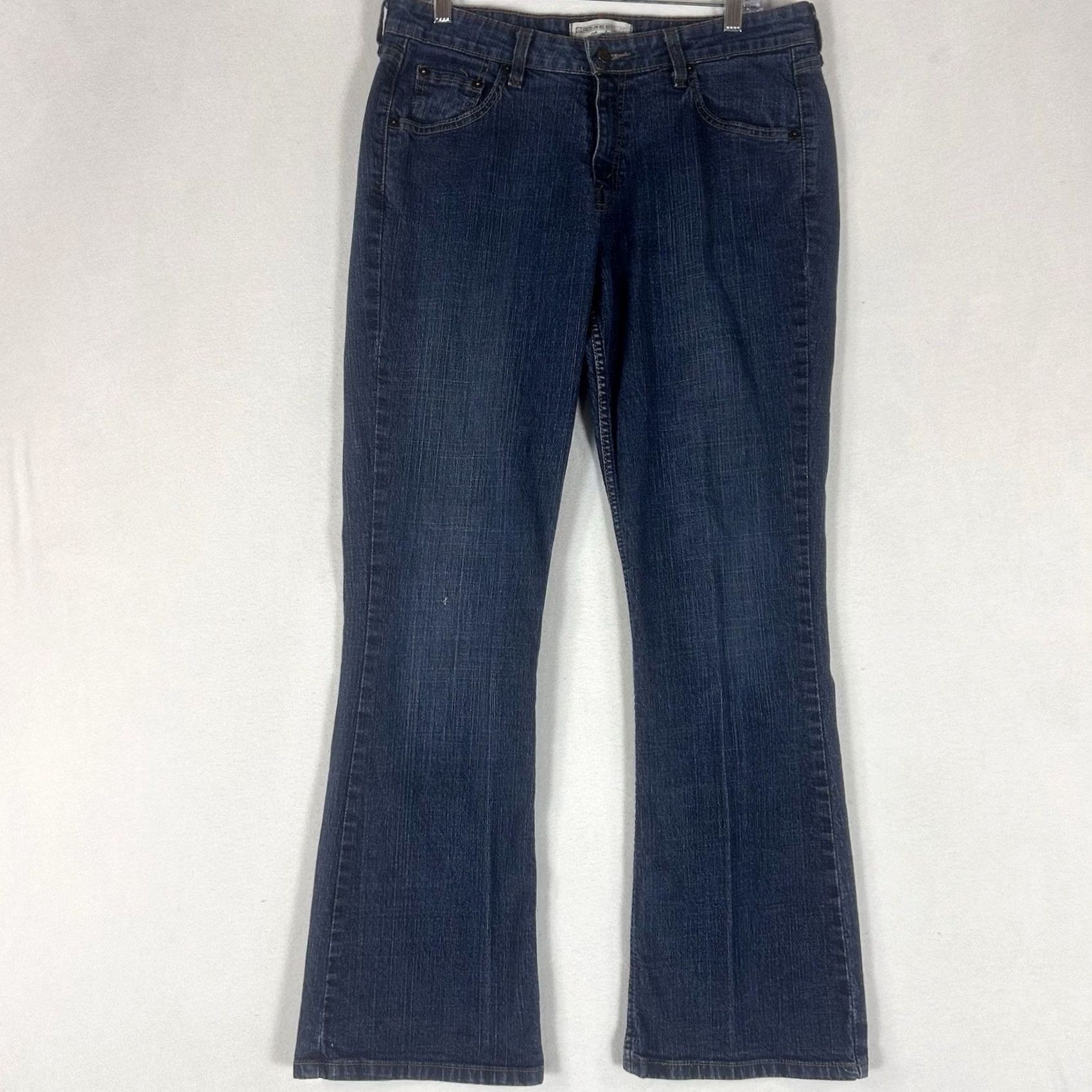 Levi's Levis Signature Low Rise Boot Cut Jeans Womens 12 Medium Blue Denim Pants Size 34" / US 12 / IT 48 - 2 Thumbnail