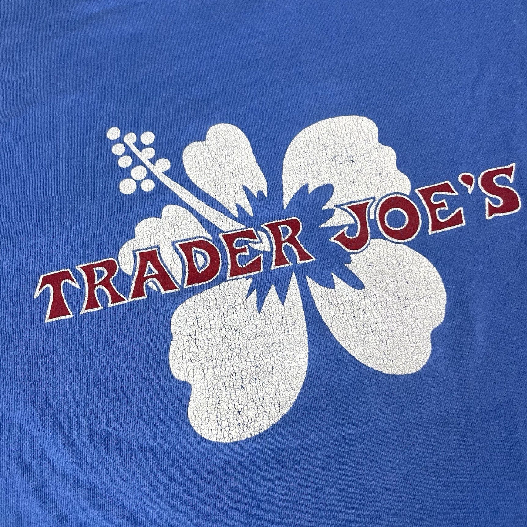 Port & Company Trader Joes T Shirt Port & Company XL Blue Unisex Adults Short Sleeve Crew Neck Logo Made USA/USA Theme Classic Hipster Nature Outdoor 2010s Size US XL / EU 56 / 4 - 6 Thumbnail