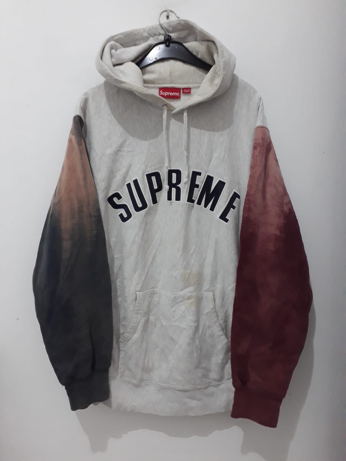 Supreme SUPREME COLOUR BLOCKED ARC LOGO HOODIE | Grailed