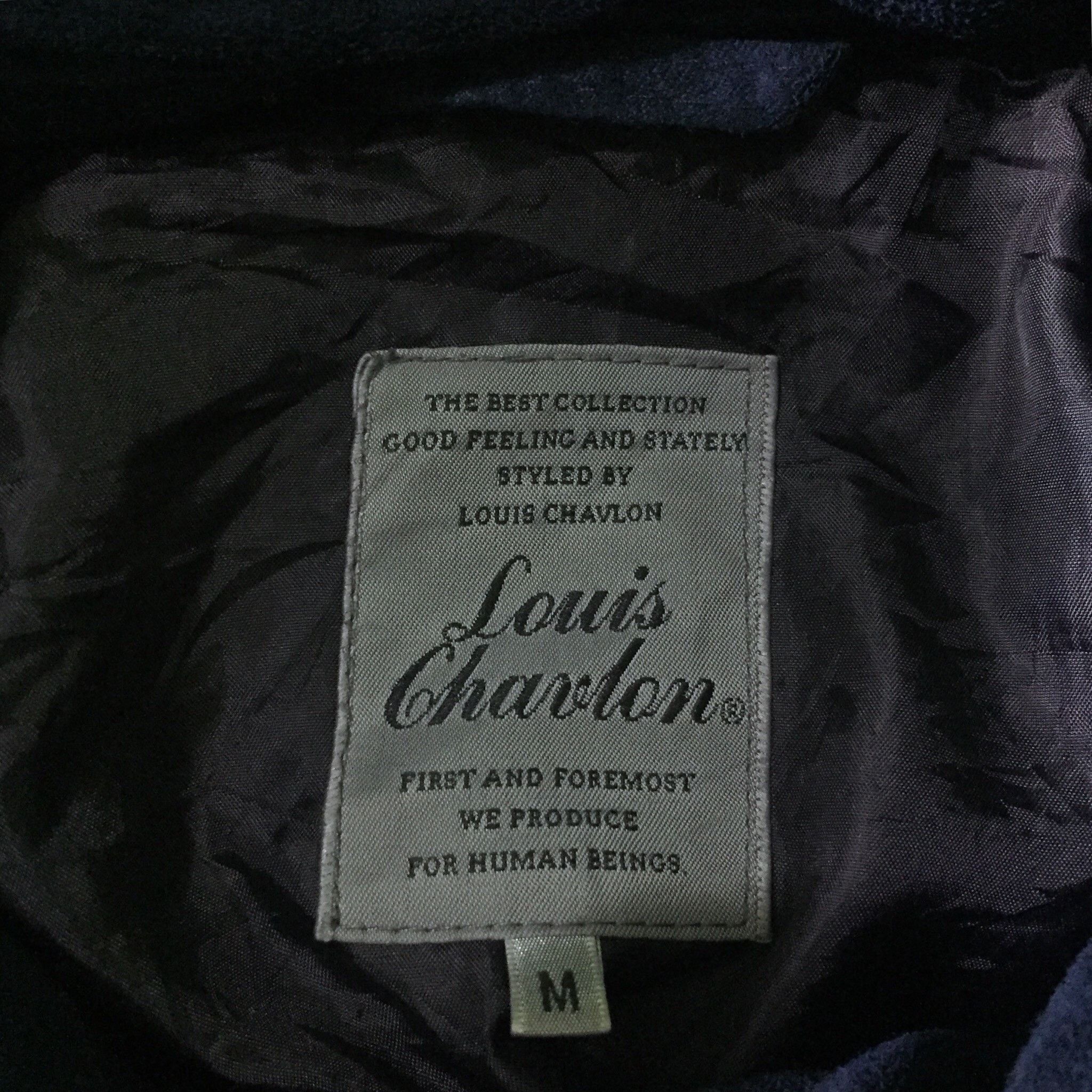 Japanese Brand Louis Chavlon Faux Suede Pattern Rider Replace Hoded Jacket Size US L / EU 52-54 / 3 - 5 Thumbnail