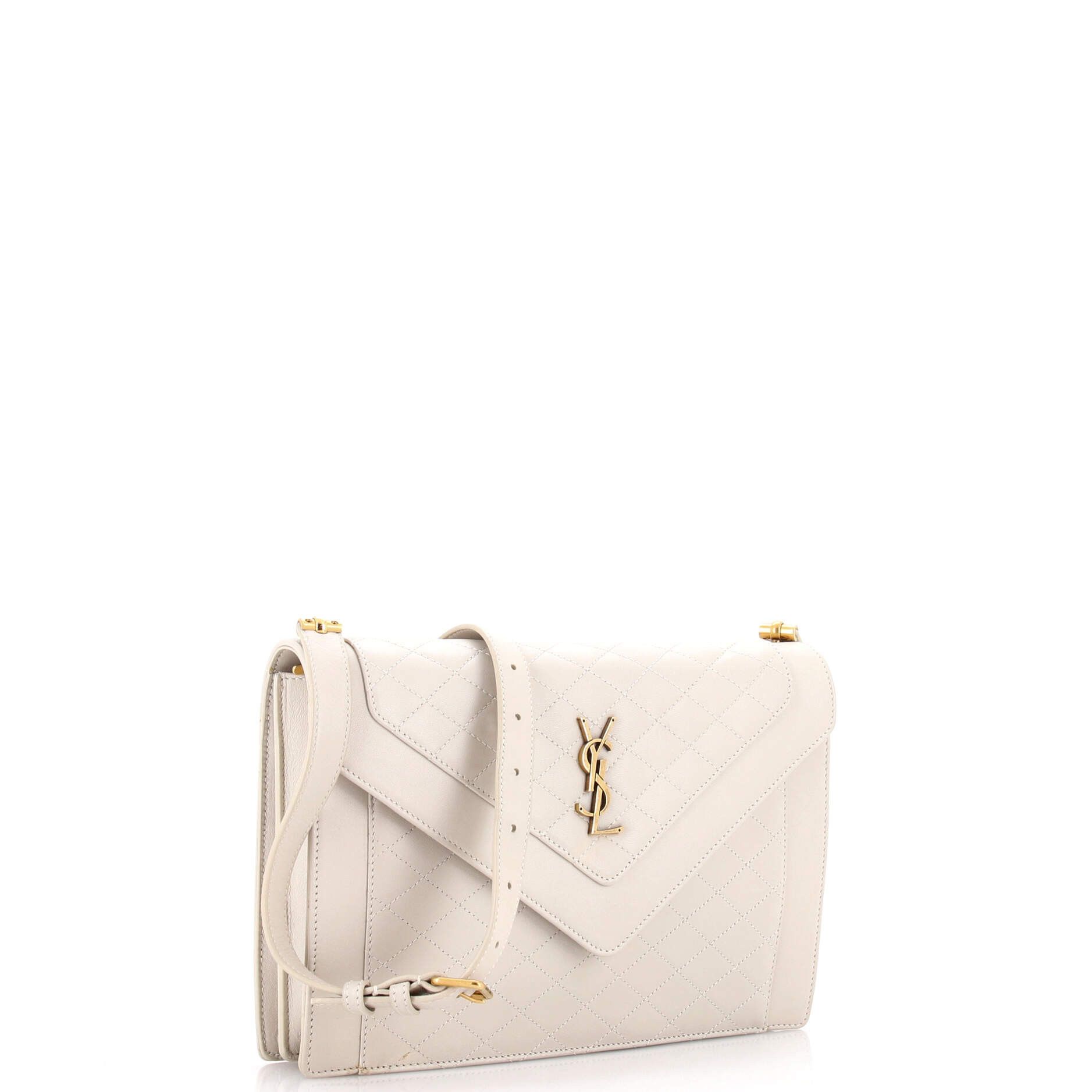 Saint Laurent Paris Saint Laurent Gaby Envelope Satchel Quilted Leather Size ONE SIZE - 1 Thumbnail