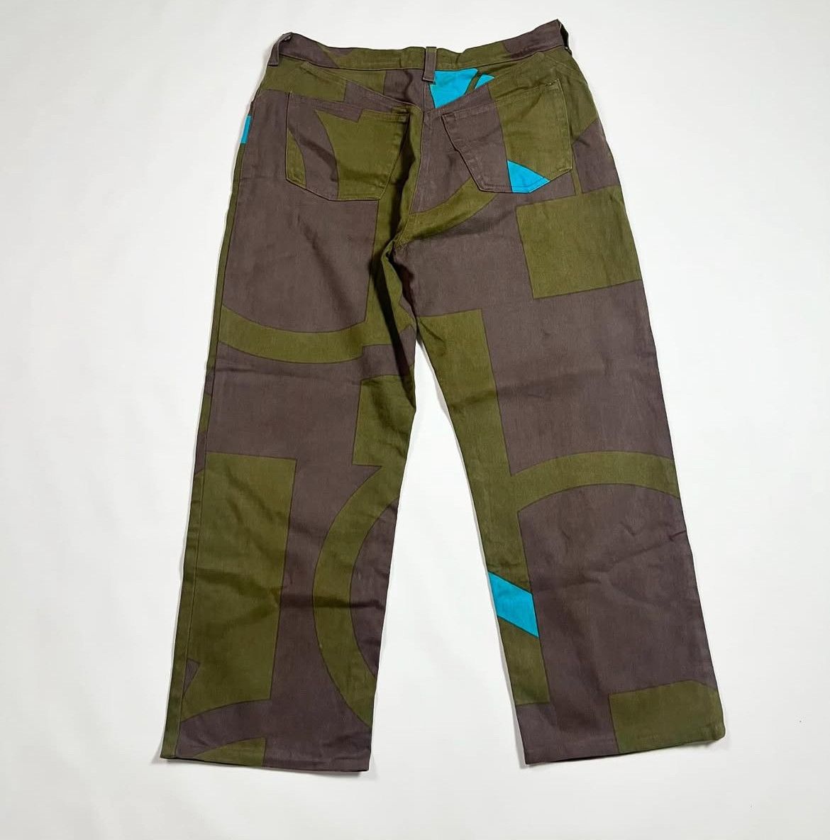 Salvatore Ferragamo 2000s Salvatore Ferragamo Wide Leg Pants Size US 32 / EU 48 - 2 Thumbnail