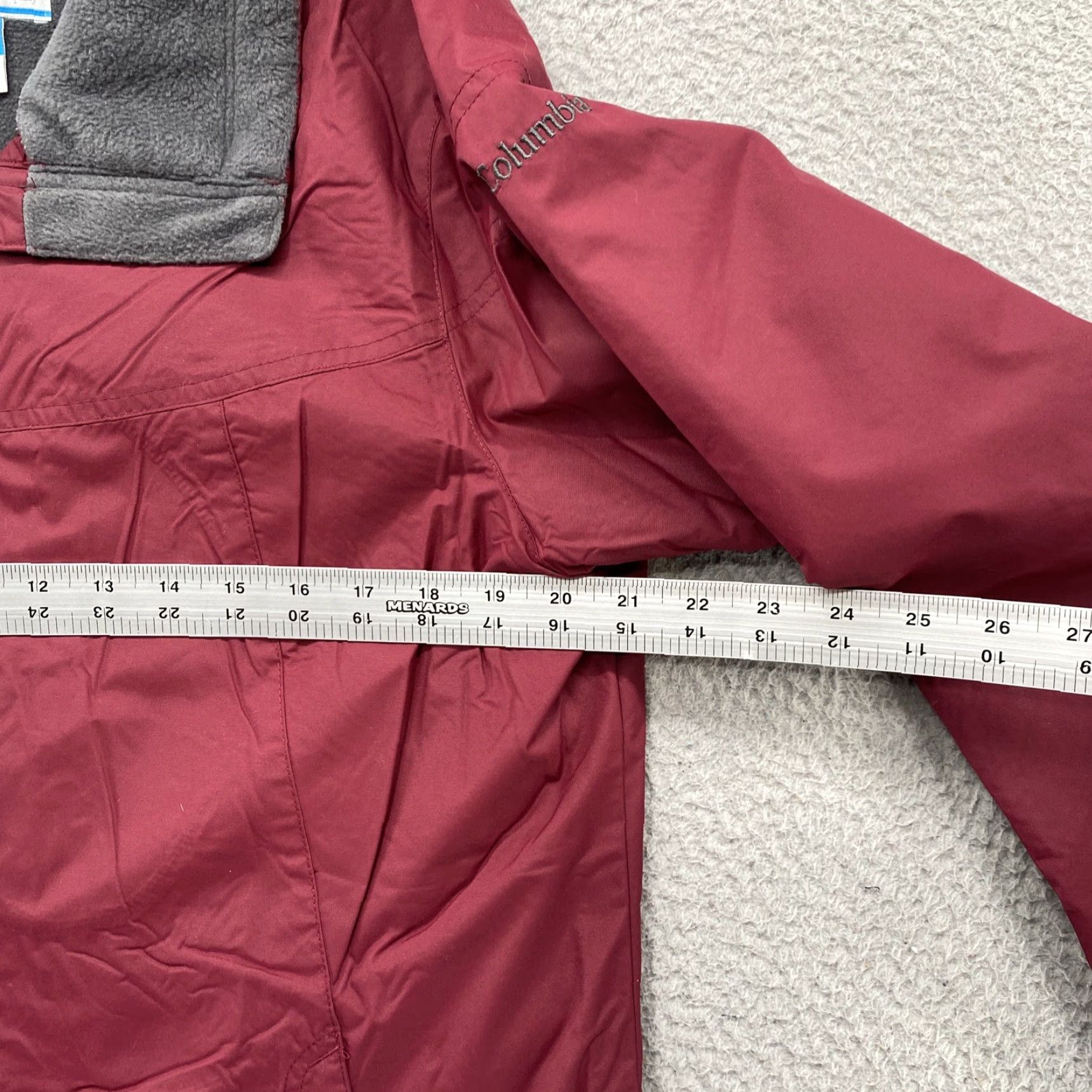 Vintage VINTAGE Columbia Jacket Women L Red Nylon Full Zip Fleece Lined 90s Style Size L / US 10 / IT 46 - 6 Thumbnail