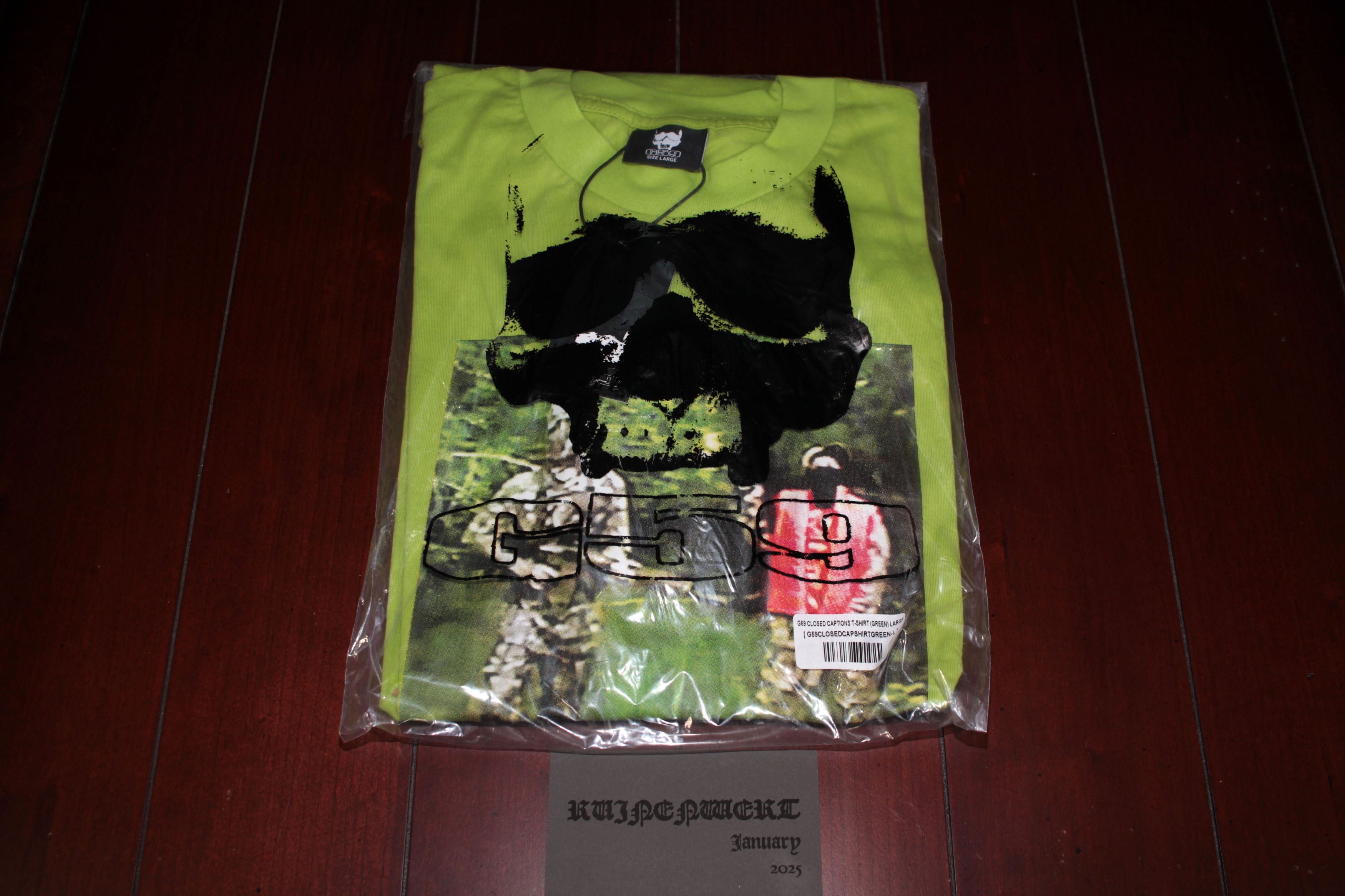 G59 Records G59 RECORDS / $UICIDEBOY$ - CLOSED CAPTIONS T-Shirt Size US L / EU 52-54 / 3 - 9 Thumbnail