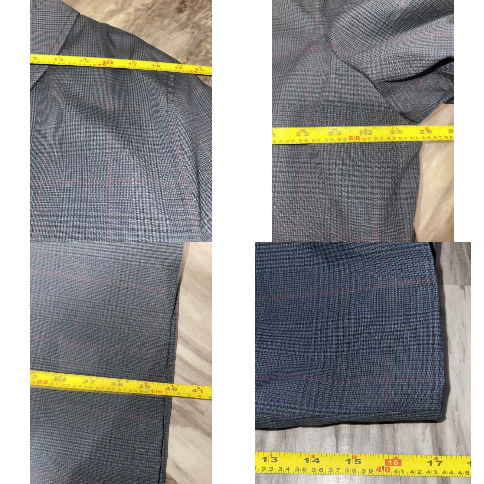 Vintage VINTAGE Towncraft Coat Overcoat Men’s Gray Houndstooth 44 Regular Lined Pockets Button Closure Size US S / EU 44-46 / 1 - 10 Thumbnail