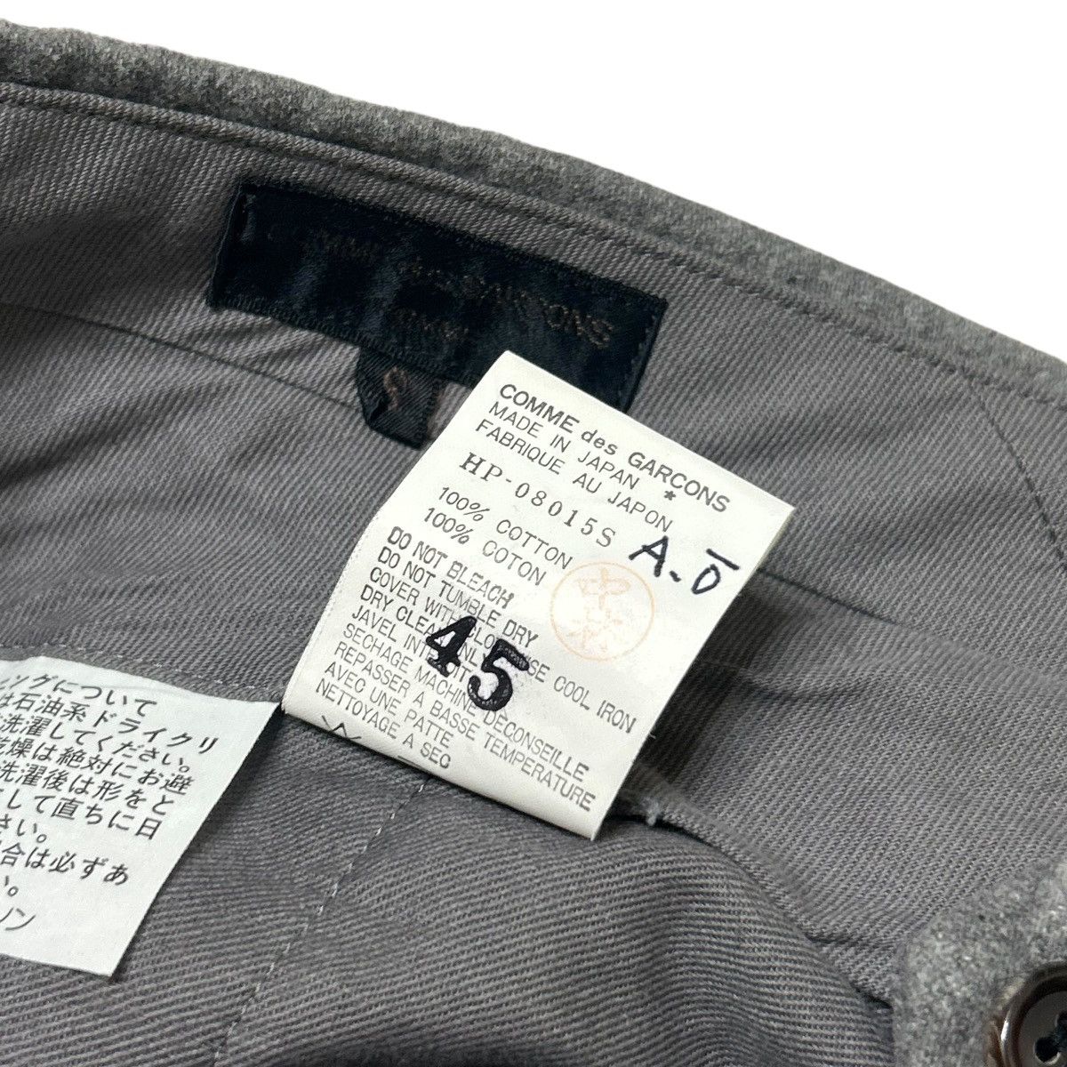 457 94AW vintage Comme Des Garcons Homme wide pants men 90s