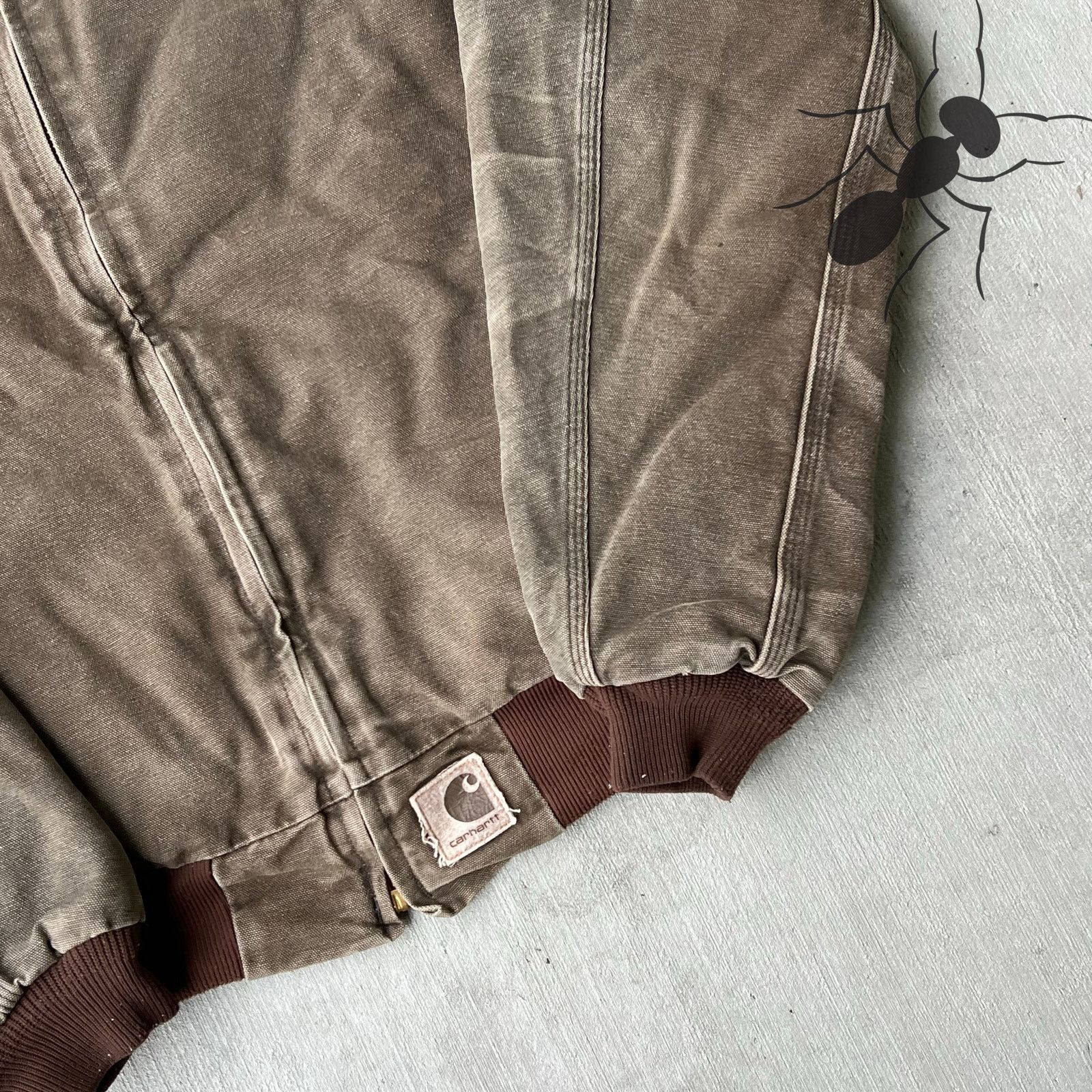 Carhartt × Vintage Carhartt J14 CHT brown Santa fe work wear jacket Size US L / EU 52-54 / 3 - 4 Thumbnail