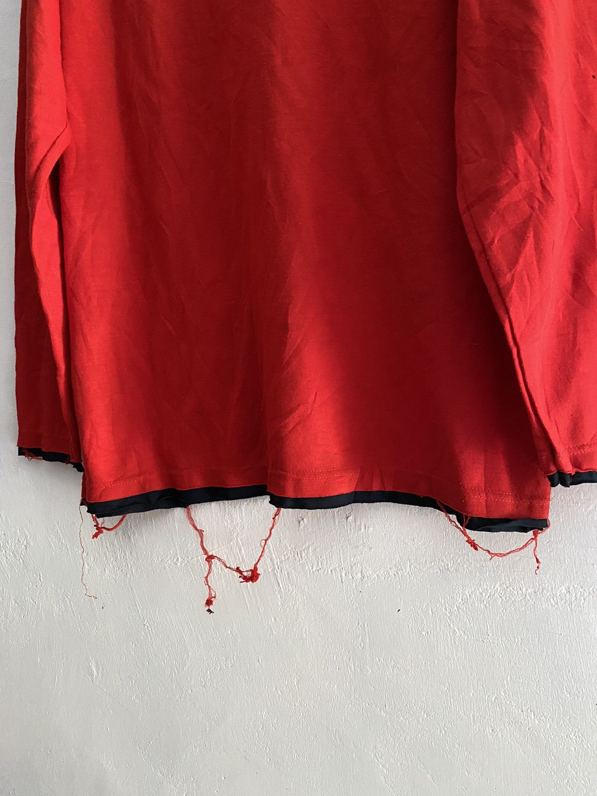 If Six Was Nine × Japanese Brand × PPFM Japanese shu da distressed double layers tshirt Size US L / EU 52-54 / 3 - 4 Thumbnail