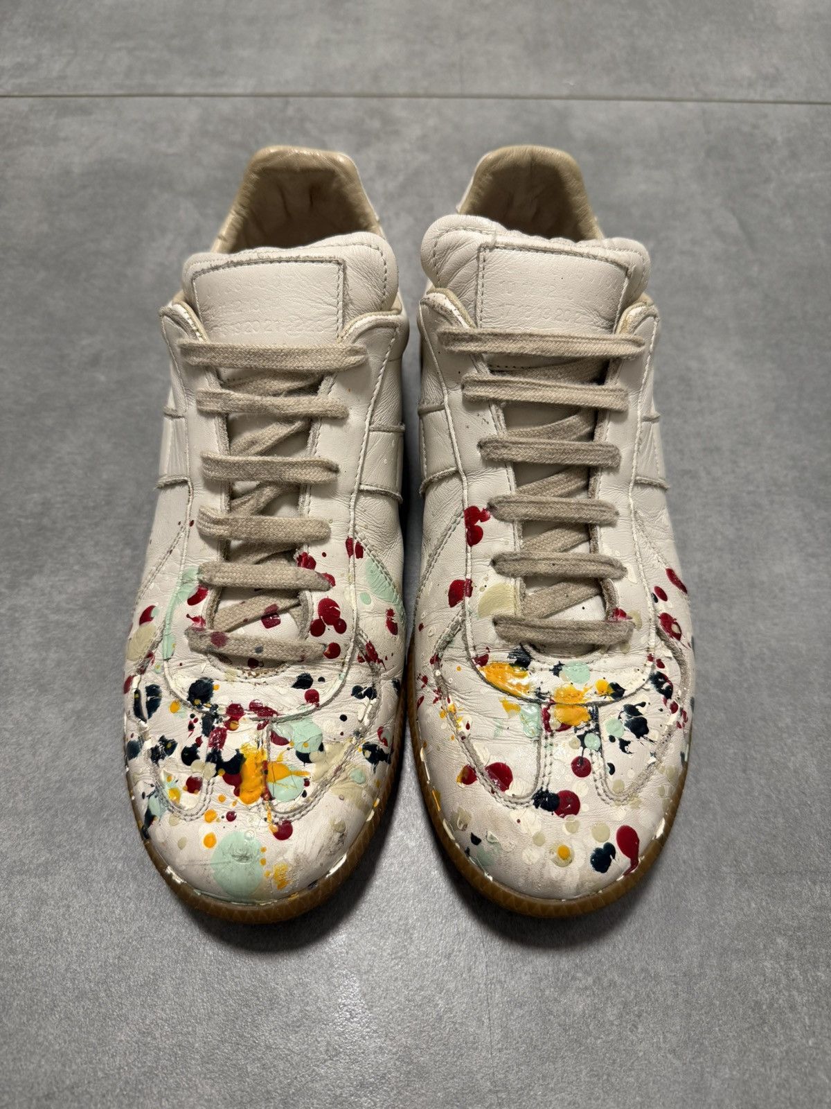 Maison Margiela Maison Margiela GAT gats Paint Splatter Vintage Rare Pair Size US 7.5 / EU 40-41 - 5 Thumbnail