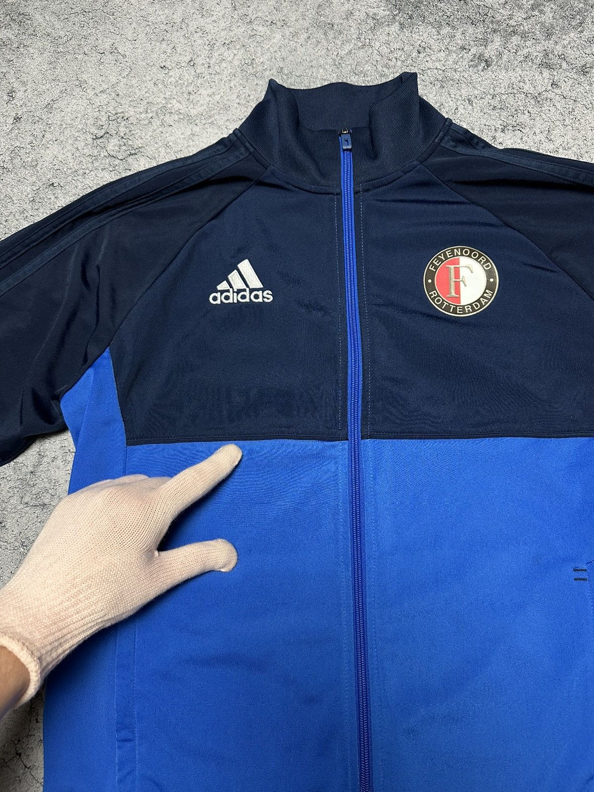 Adidas Adidas Feyenoord Rotterdam Soccer Track Top Jacket Size US M / EU 48-50 / 2 - 6 Thumbnail