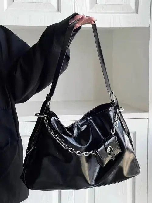 Japanese Brand × Vintage Black large capacity shoulder bag Size ONE SIZE - 3 Thumbnail