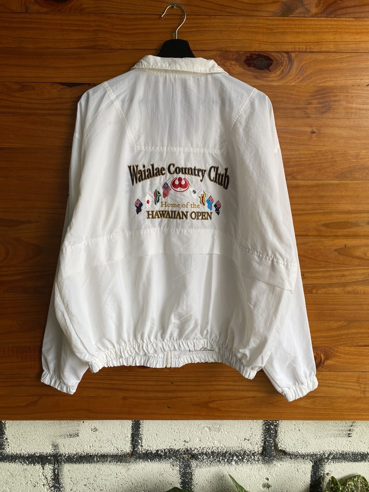 Vintage Vintage 80s Waialae Country Club Hawaiian Open Golf Jacket Size US XL / EU 56 / 4 - 12 Thumbnail