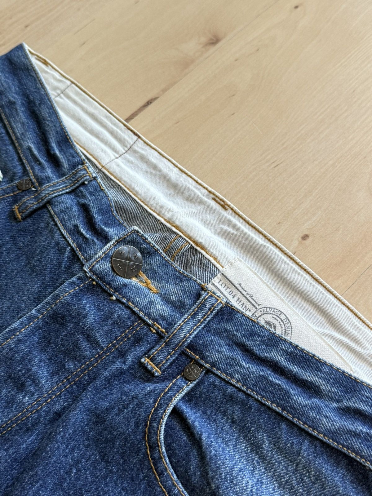 Han Kjobenhavn Han Kjobenhavn Regular Selvage Denim Lot. 04 Jeans Size US 30 / EU 46 - 8 Thumbnail