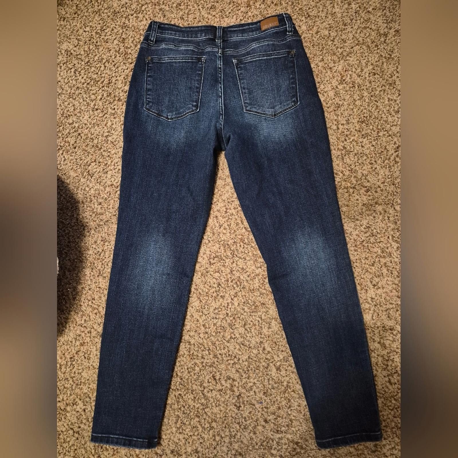 Other Judy Blue Slim Fit Dark Indigo Skinny Jeans 11/30 Size 30" / US 8 / IT 44 - 2 Thumbnail