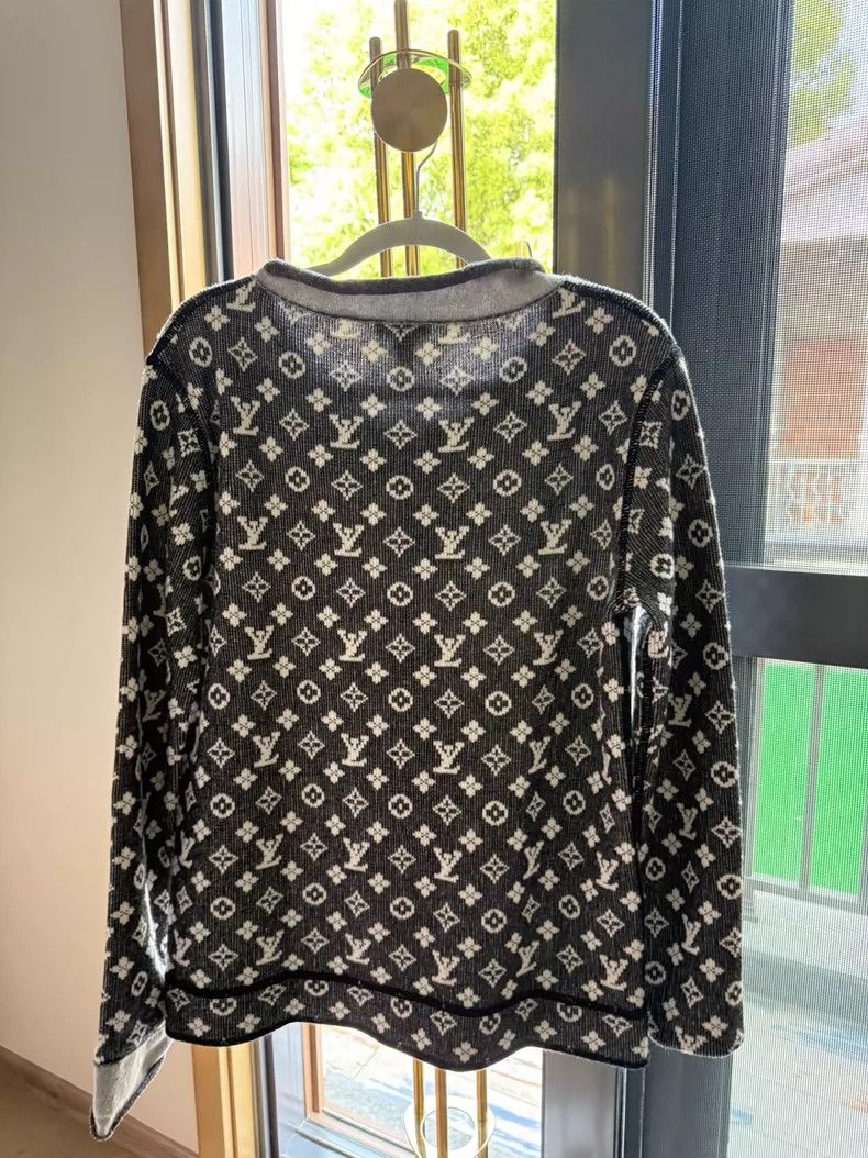 Louis Vuitton Louis Vuitton Soft wool-cotton-blend jacquard knit pullover Size US M / EU 48-50 / 2 - 8 Thumbnail