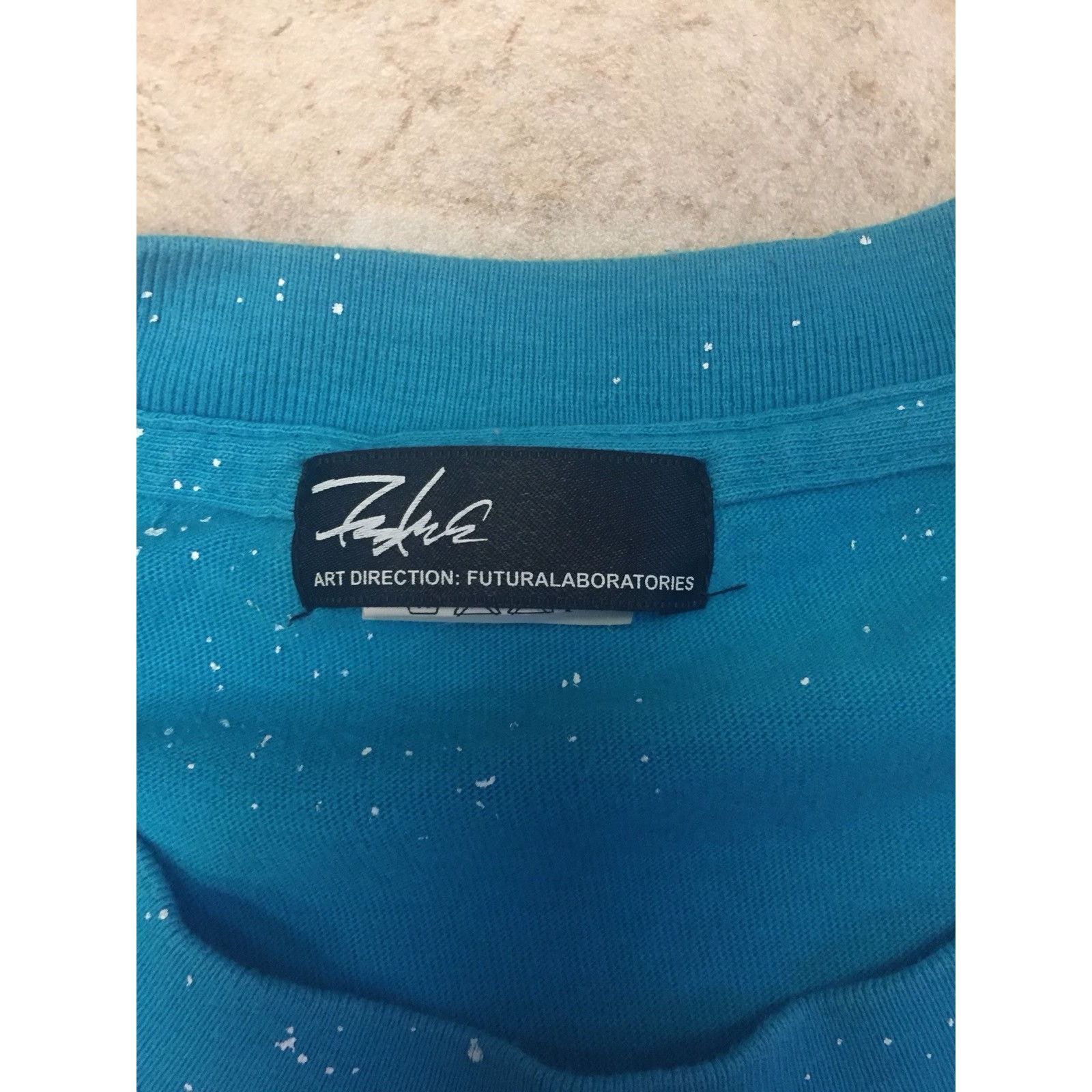 Futura Futura Laboratories FL 2000 Teal Vintage Logo Tee Size US L / EU 52-54 / 3 - 3 Thumbnail